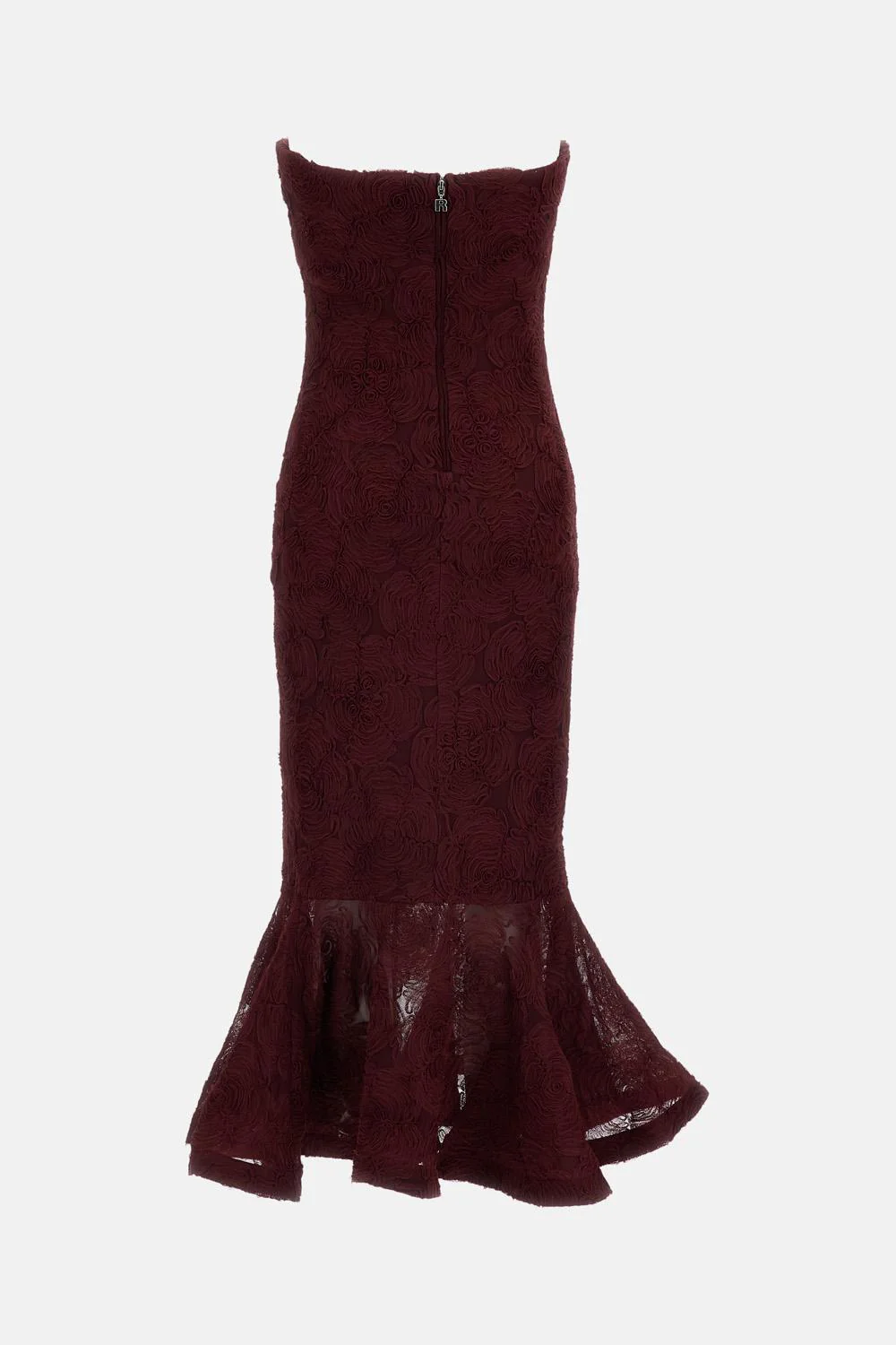 ABITO LUNGO FLOWER MESH FLOUNCE - Image 2