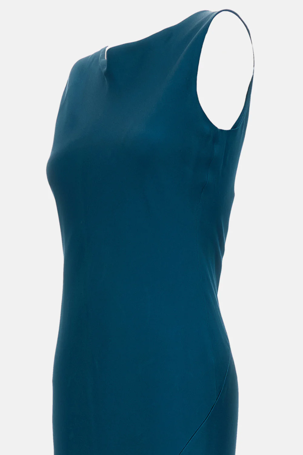 ABITO LUNGO IN ENVERS SATIN - Image 3