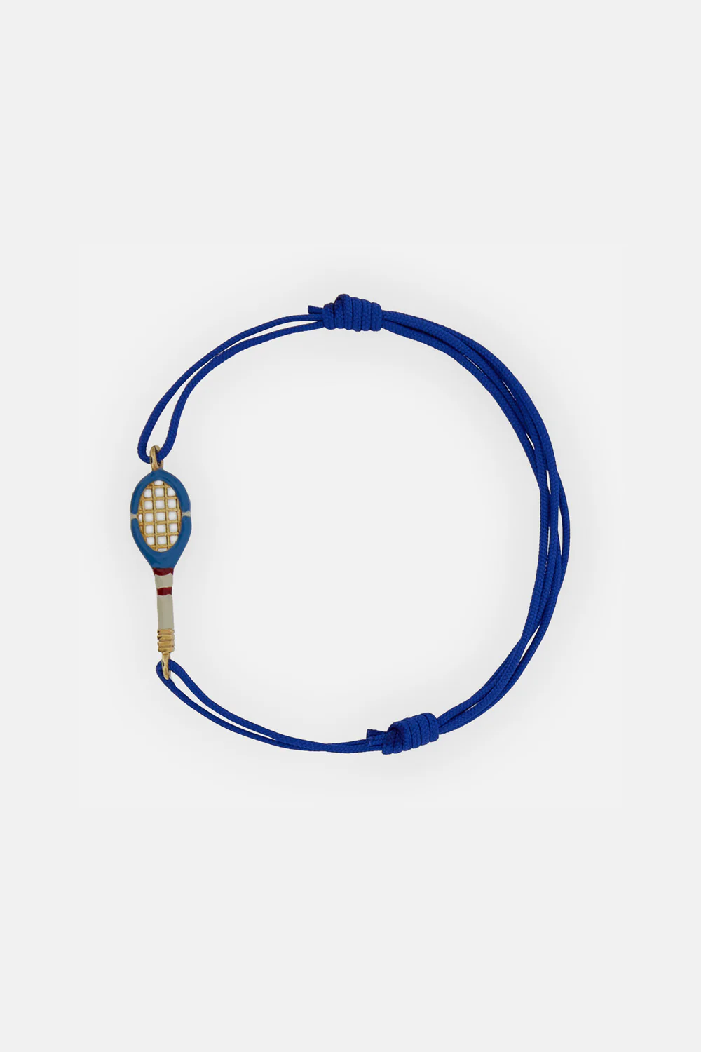 TENNIS BLUE CORD BRACELET