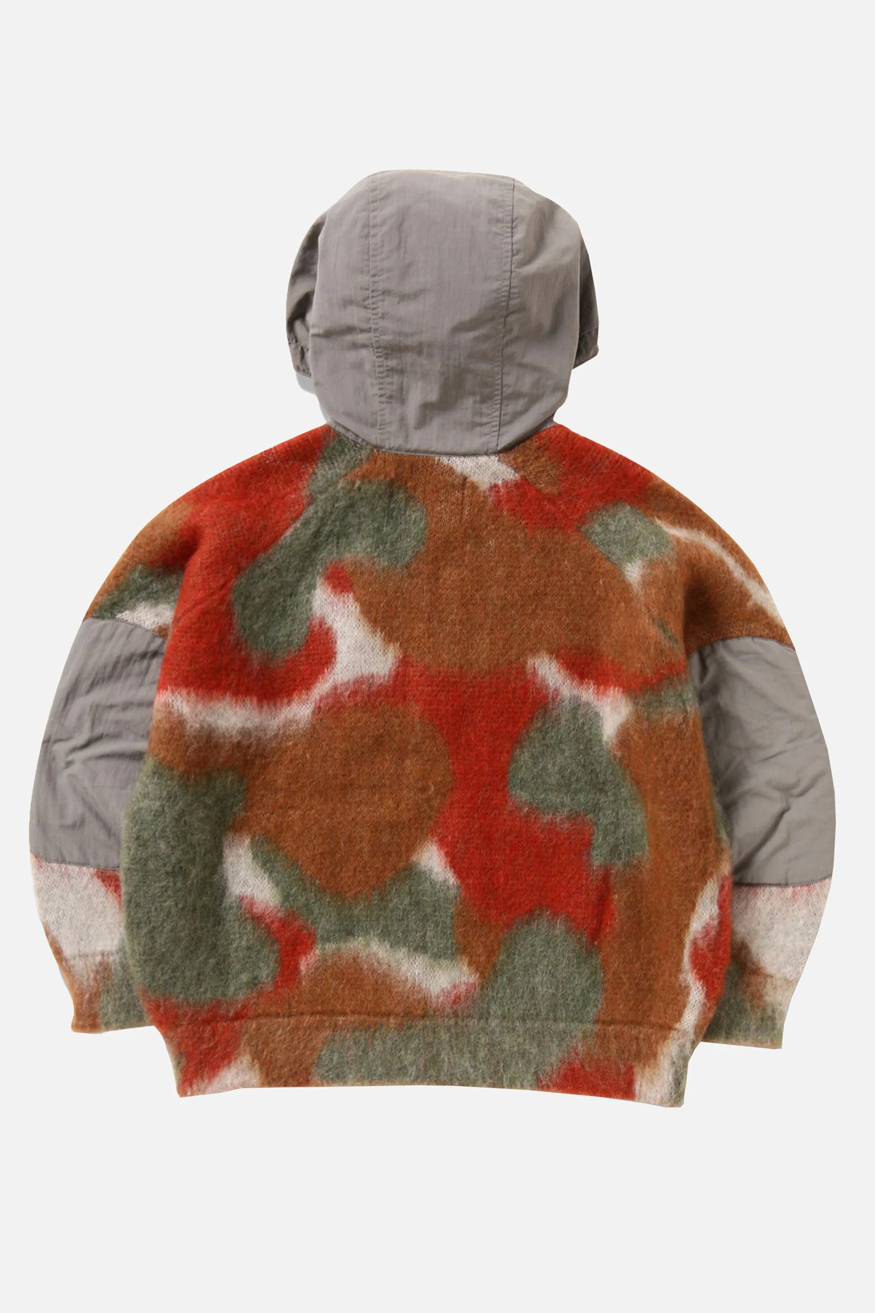 FELPA CON CAPPUCCIO IN MAGLIA SHAGGY MULTICOLORE - Image 2
