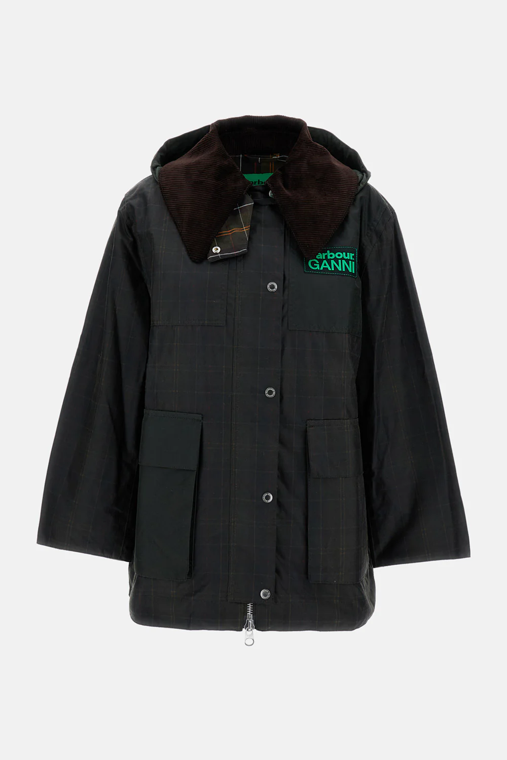 BARBOUR X GANNI GIACCA DUFFLE