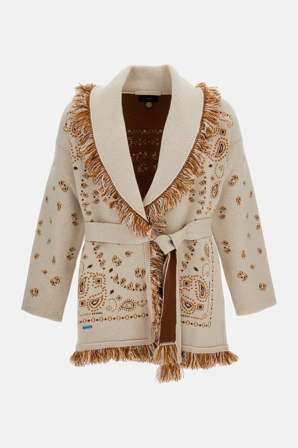 BANDANA JACQUARD CARDIGAN