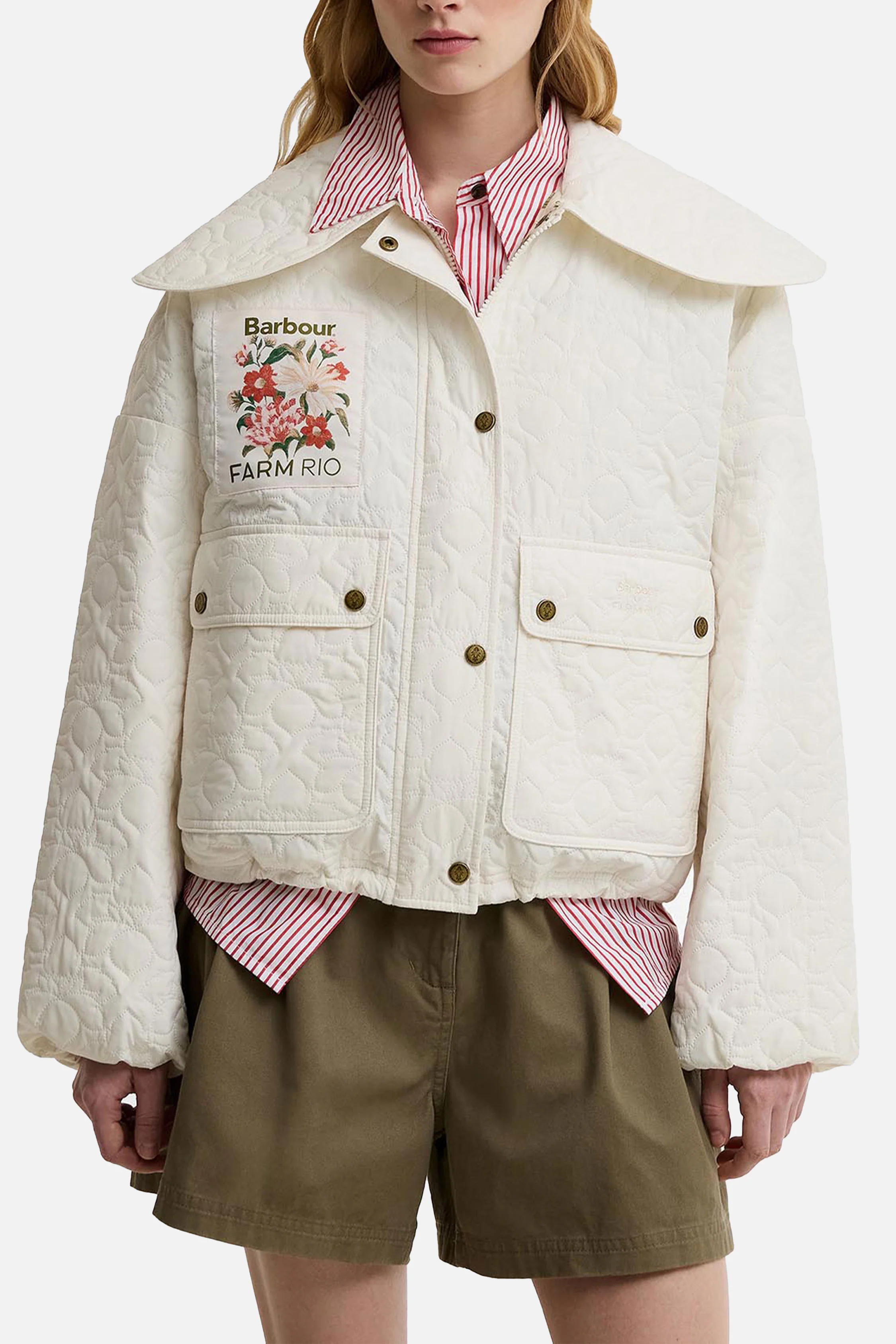 BARBOUR X FARM RIO GIACCA QUILT LOTUS - Image 3