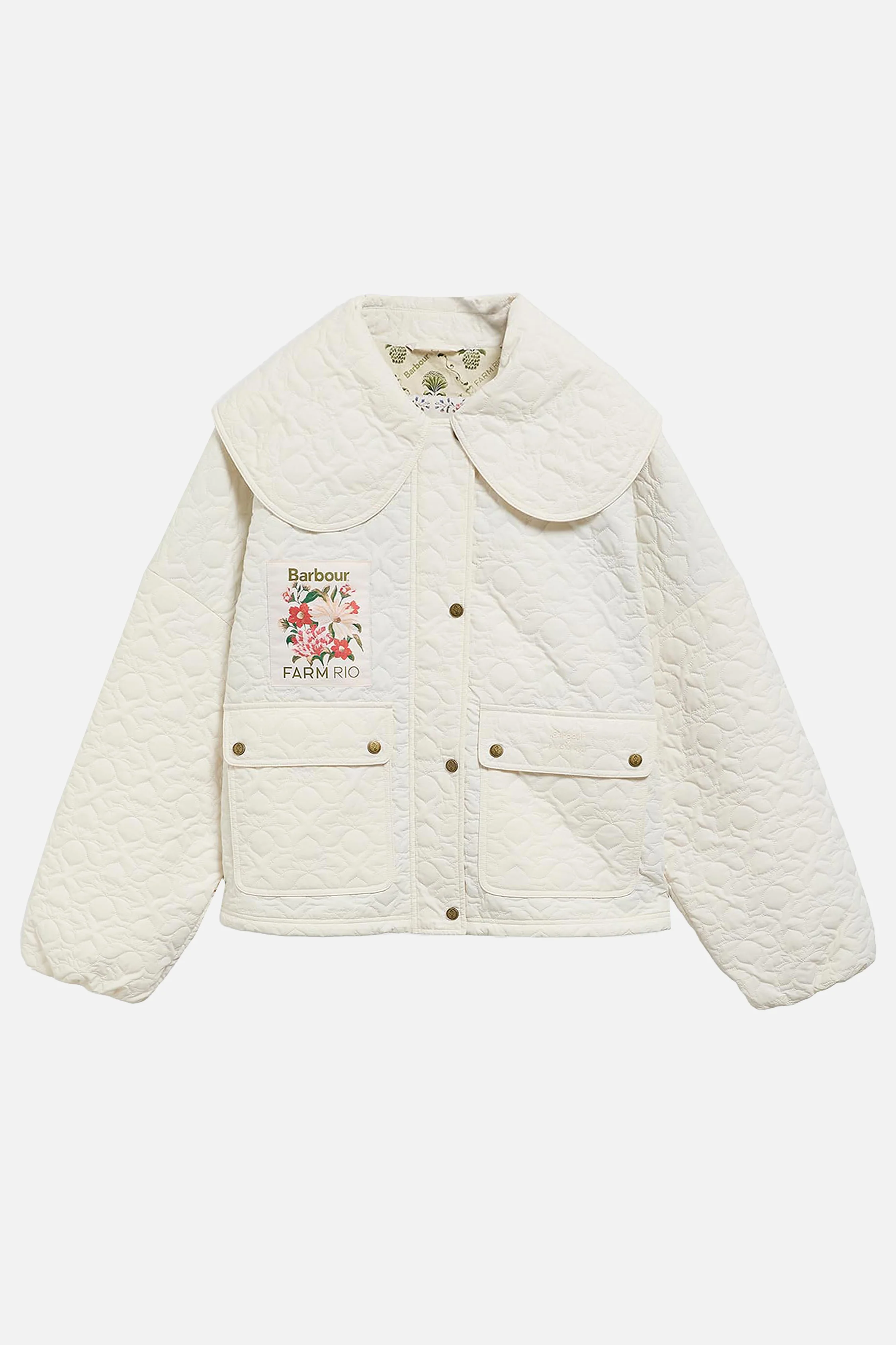 BARBOUR X FARM RIO GIACCA QUILT LOTUS - Image 6