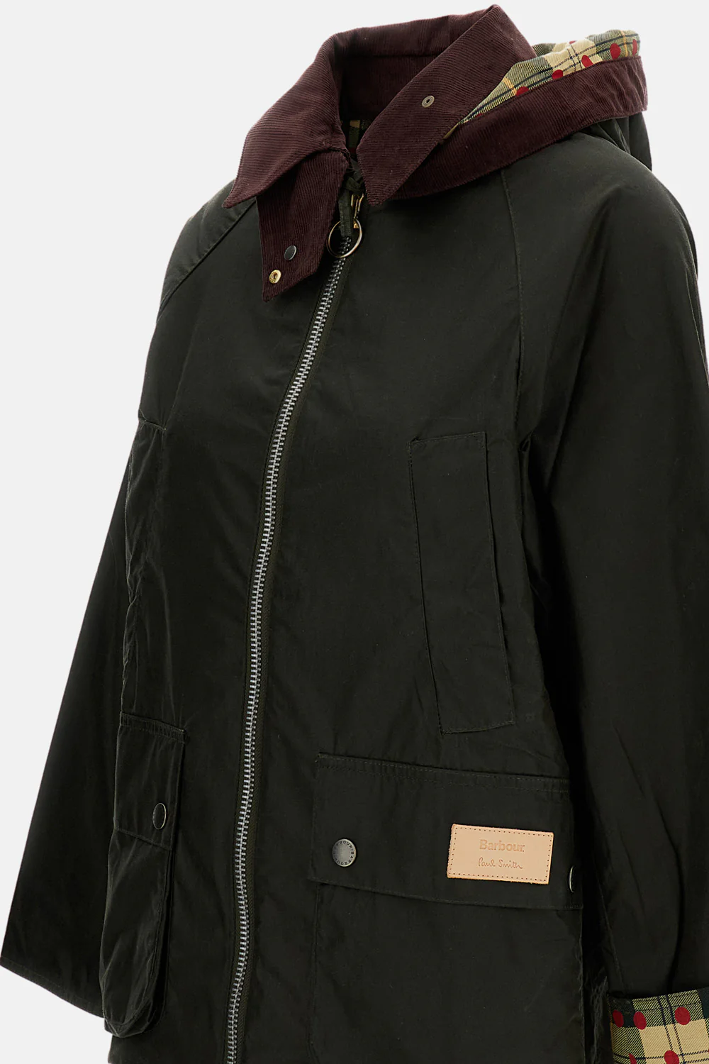 BARBOUR X PAUL SMITH GIACCA BEDALE CERATA - Image 3