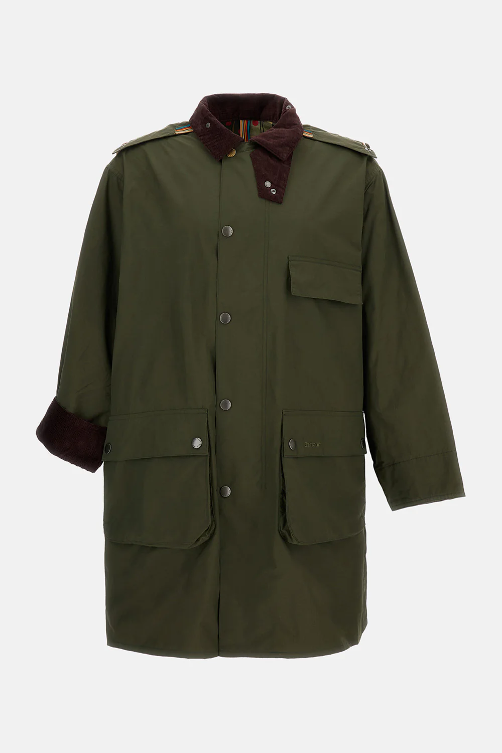 BARBOUR X PAUL SMITH PARKA CON CAPPUCCIO