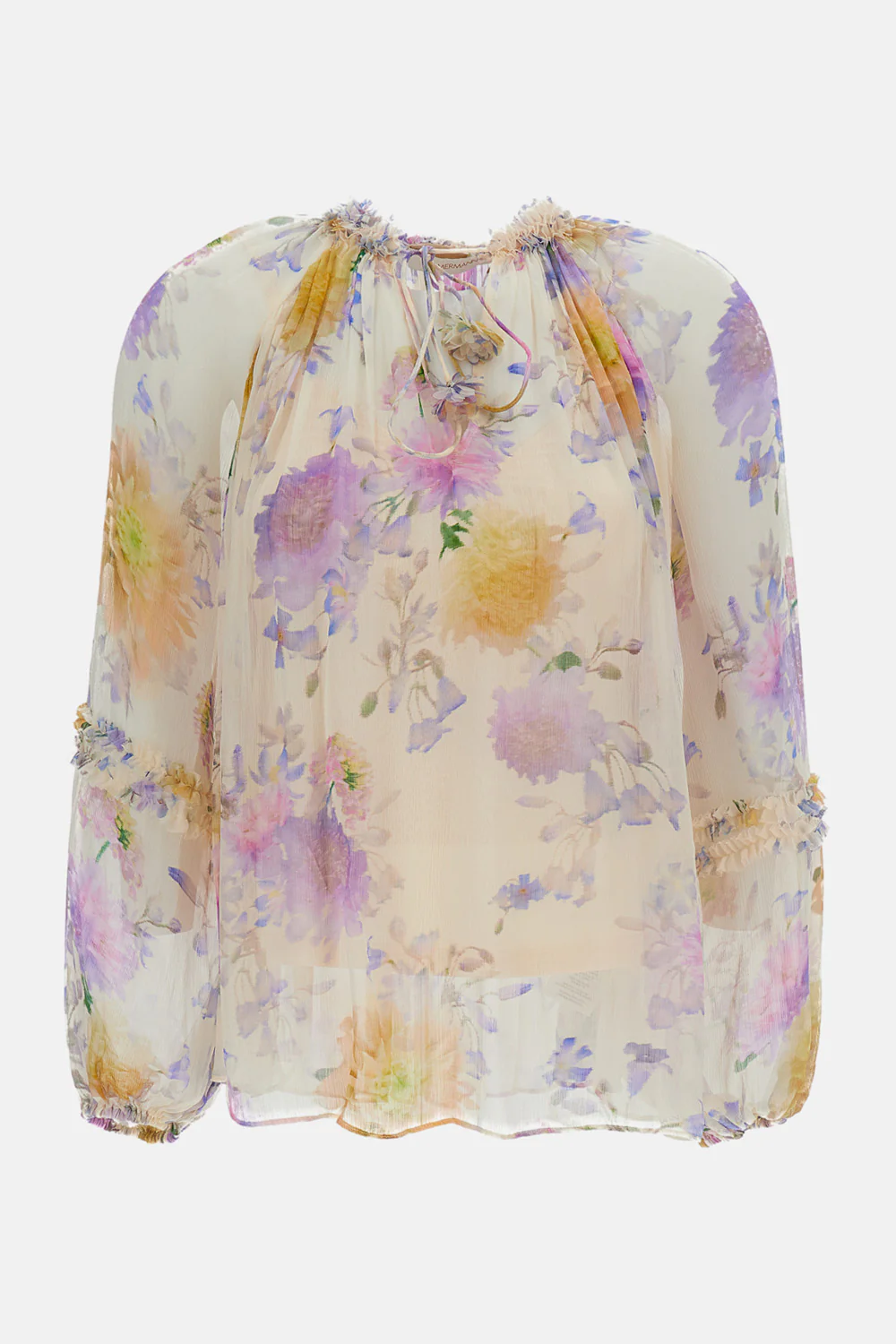 BLUSA CON VOLANT LUNA
