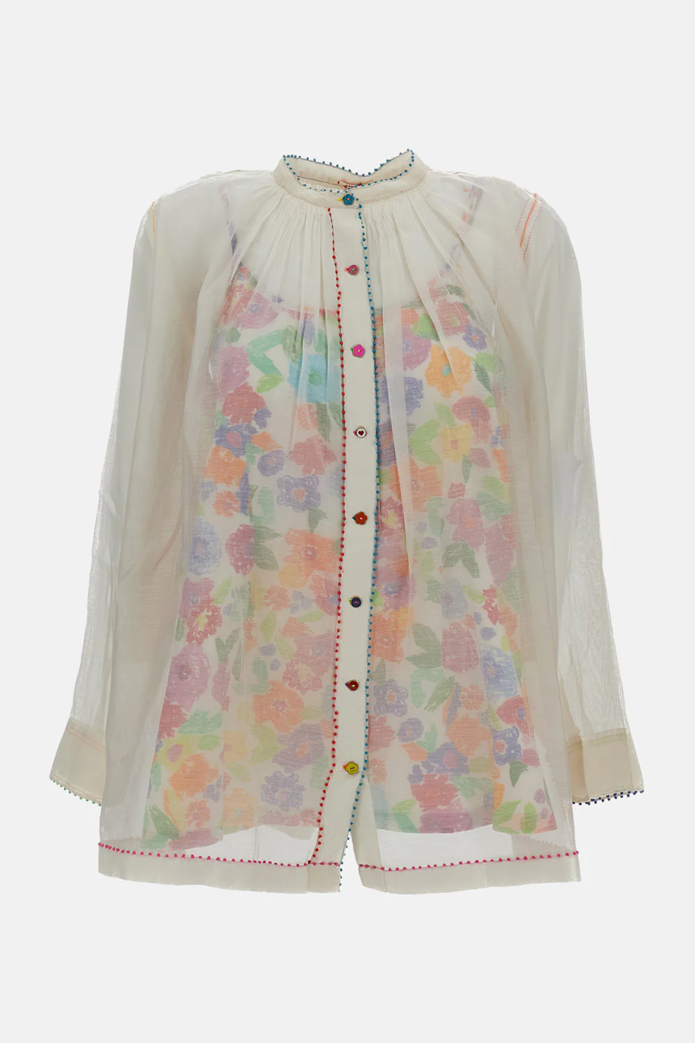 BLUSA MISTO SETA