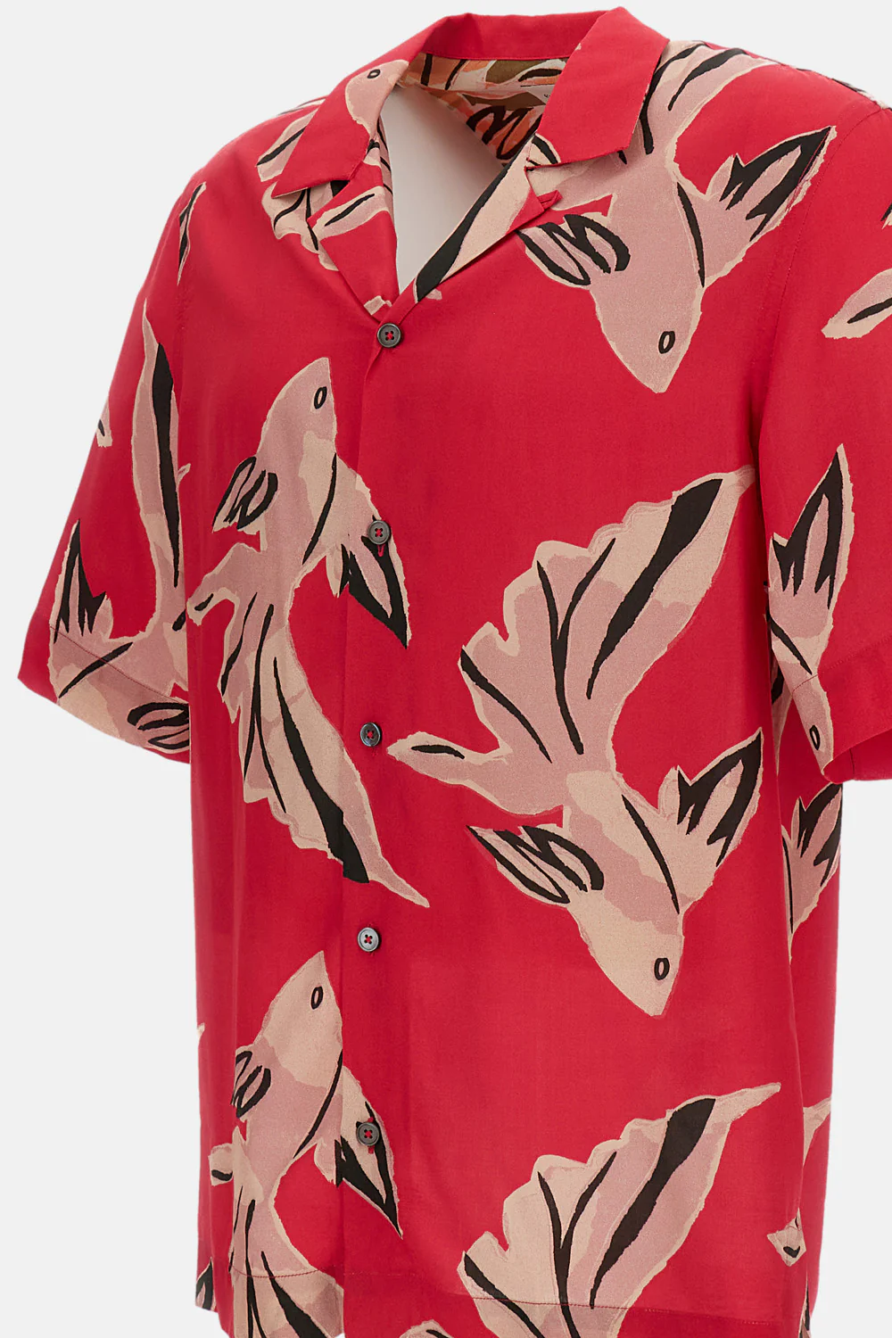 CAMICIA A MANICHE CORTE OVERSIZE - Image 3