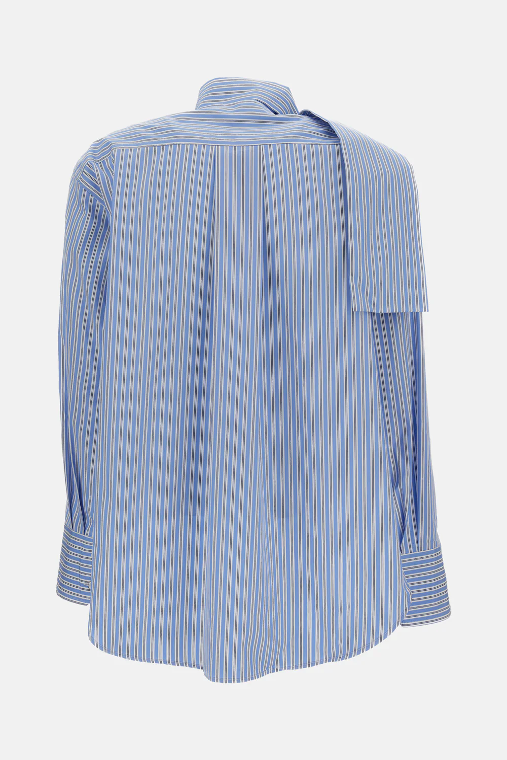 CAMICIA A RIGHE CON FOULARD - Image 2