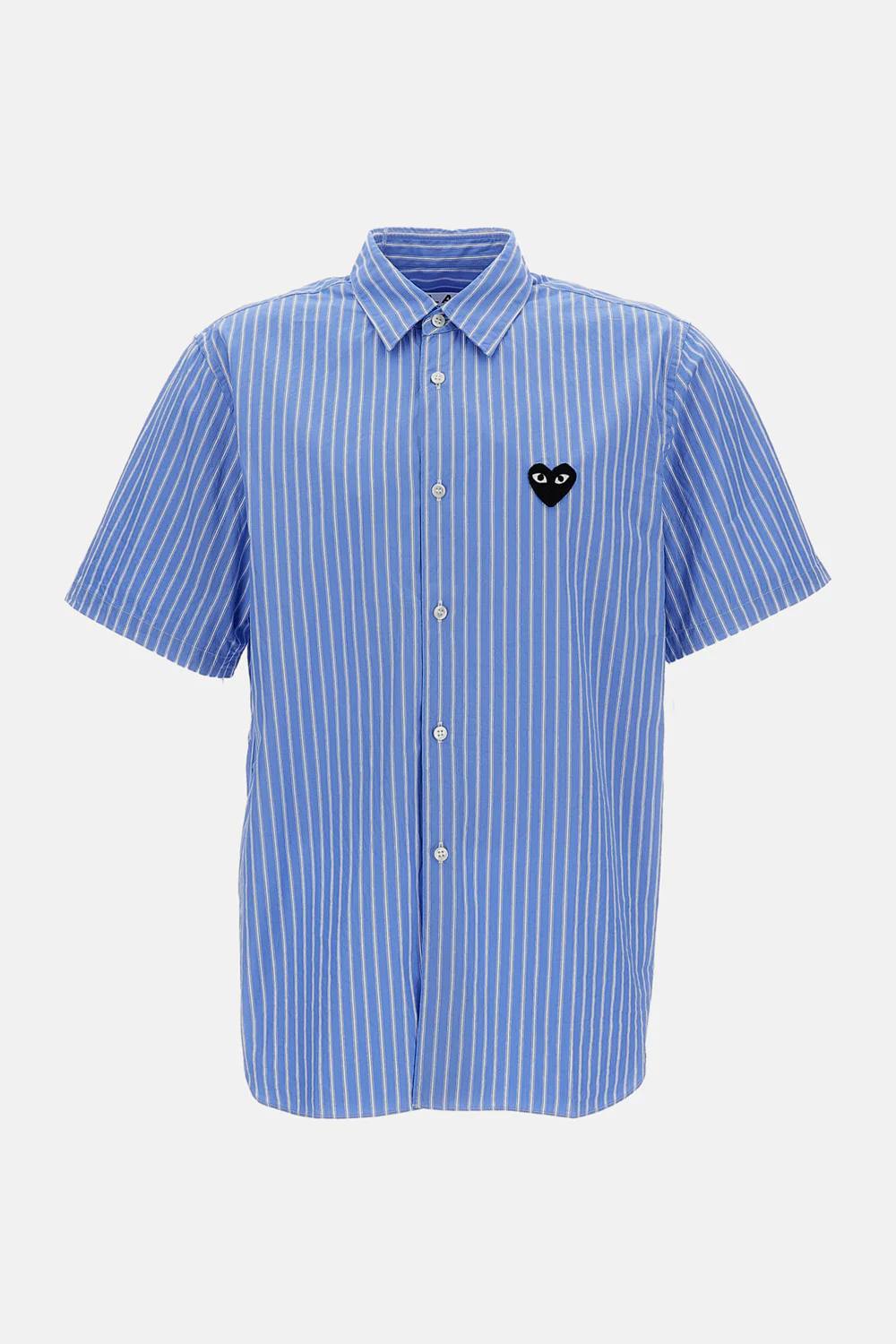 CAMICIA A RIGHE MANICHE CORTE