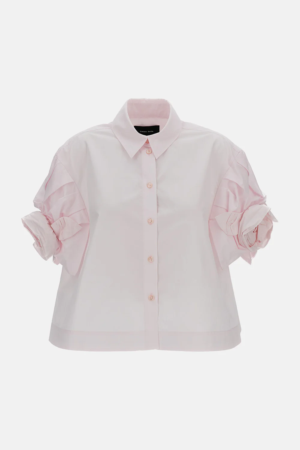 CAMICIA CORTA CON ROSE
