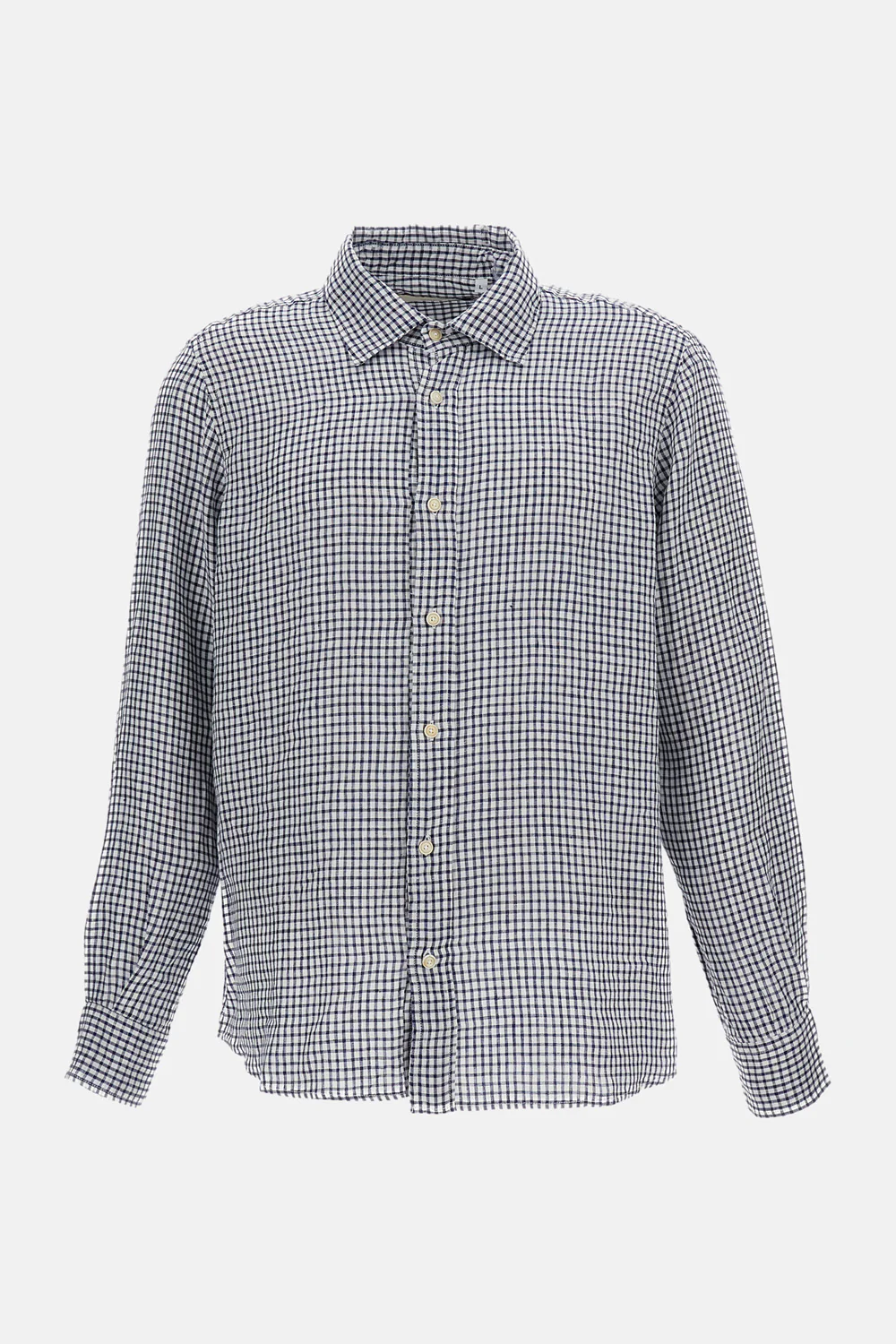 CAMICIA DI LINO A QUADRI