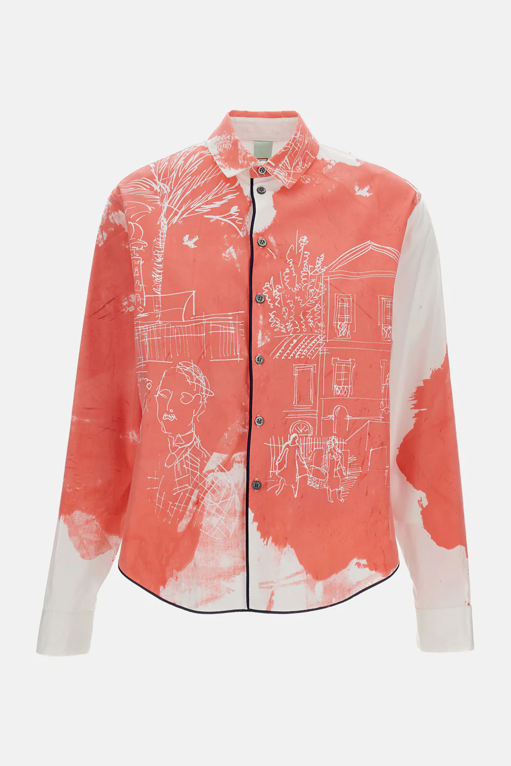 CAMICIA IN COTONE CON DISEGNI