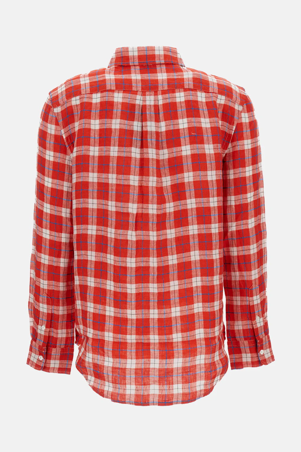CAMICIA IN LINO A QUADRI - Image 2