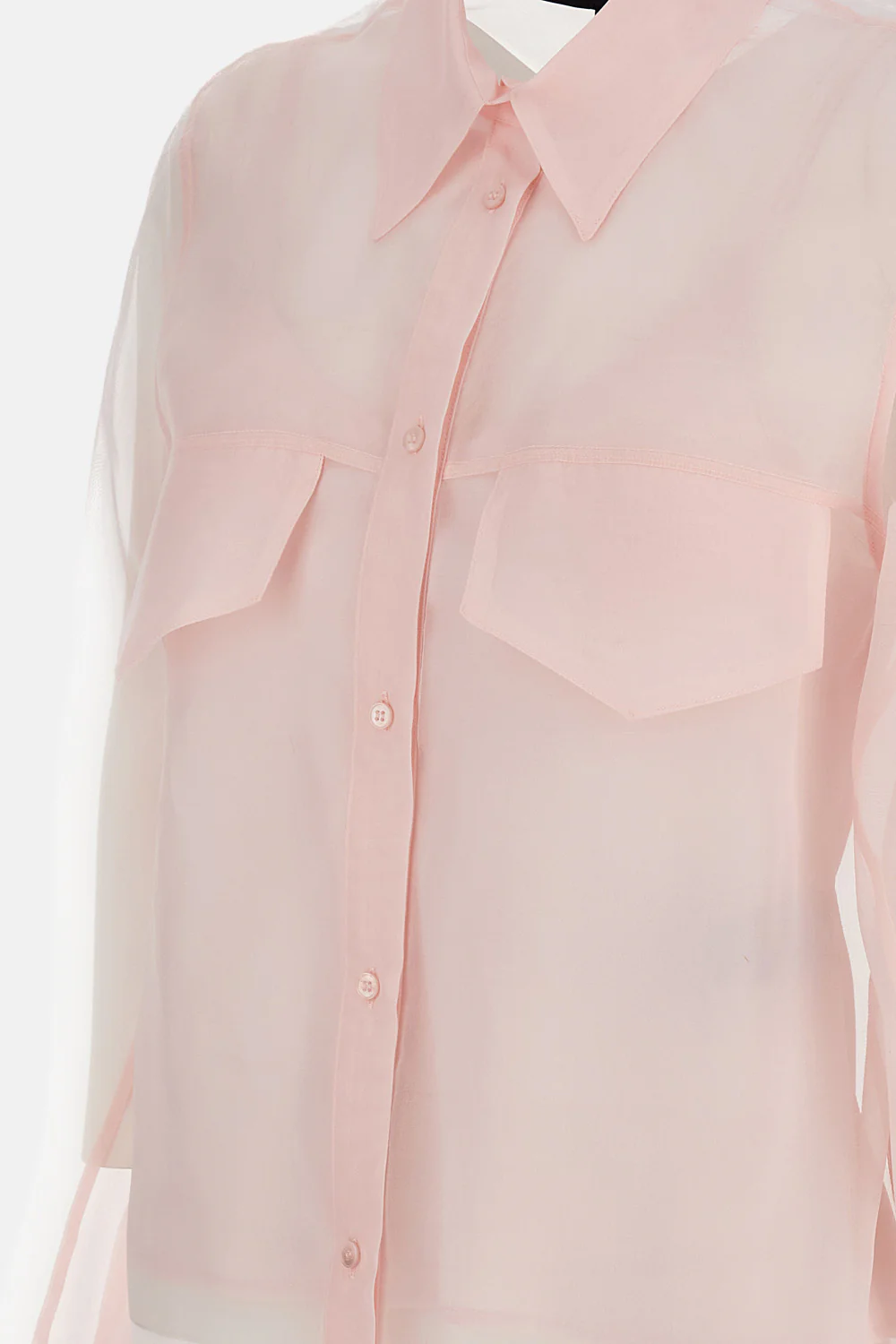 CAMICIA IN ORGANZA DI SETA - Image 3