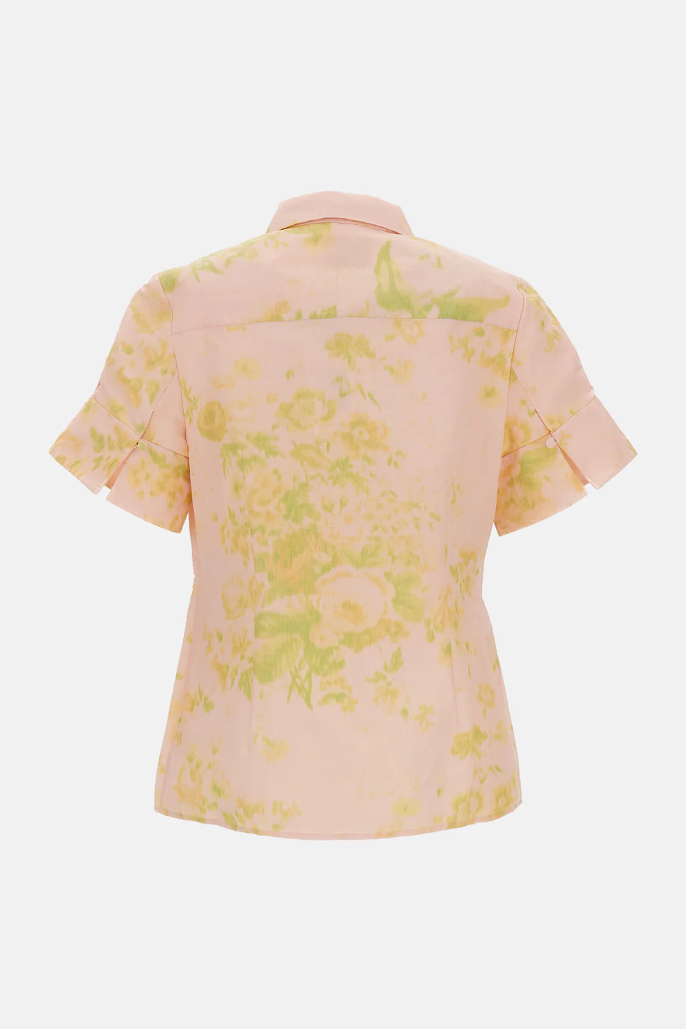 CAMICIA MANICHE CORTE IN LINO CHINE' - Image 2