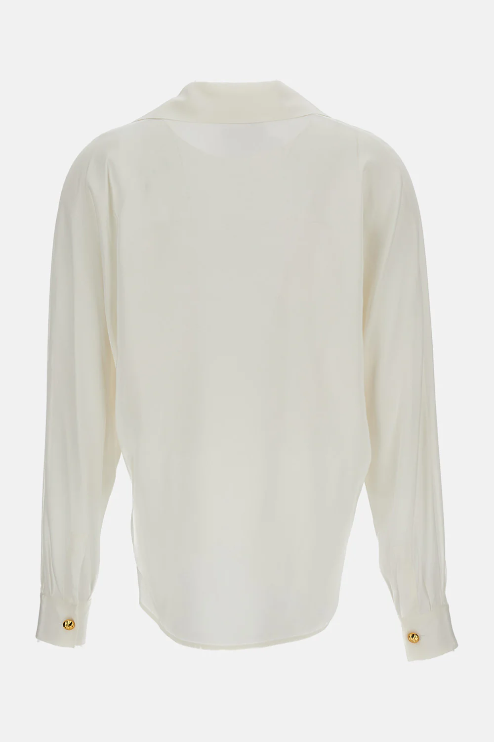 CAMICIA POLO IN CRÊPE DE CHINE - Image 2