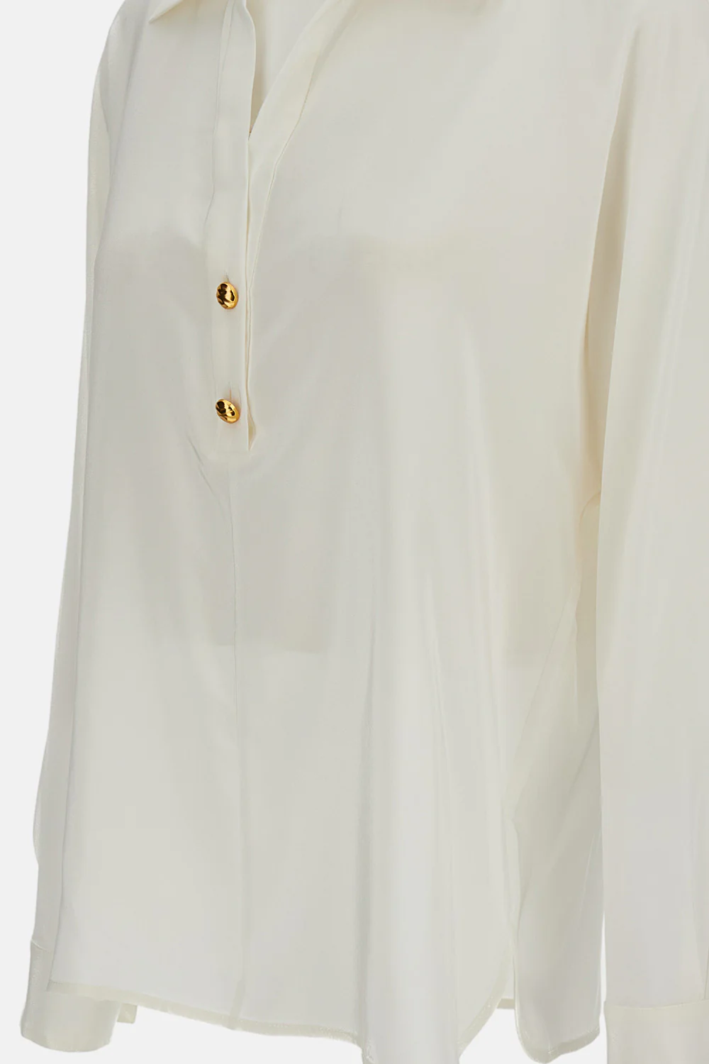 CAMICIA POLO IN CRÊPE DE CHINE - Image 3