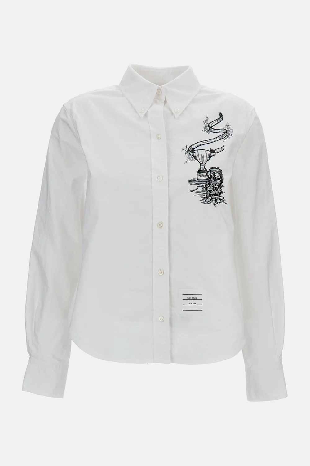 CAMICIA RICAMO TROFEO HECTOR A PUNTO MATITA