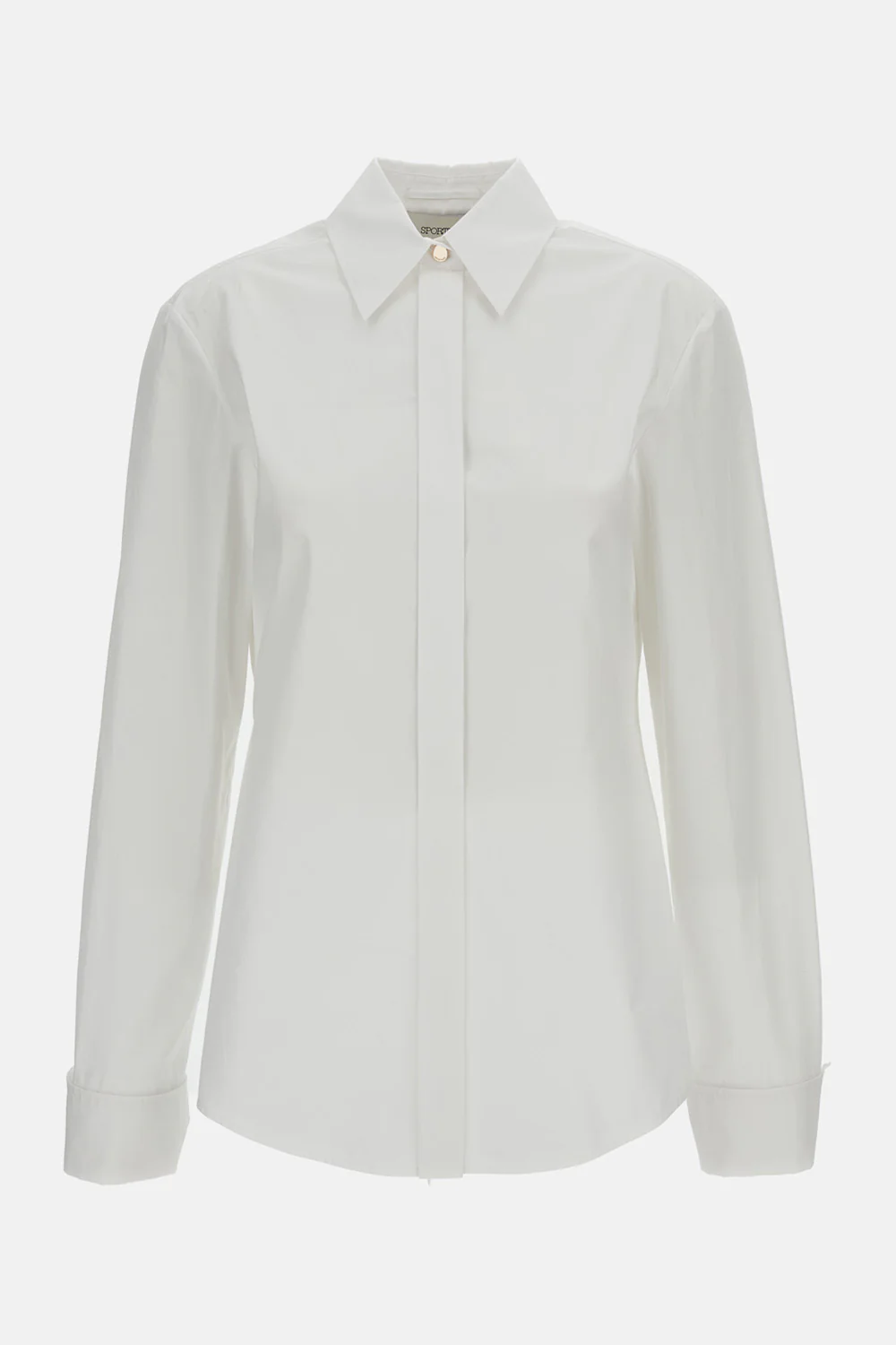CAMICIA SFIANCATA IN POPELINE