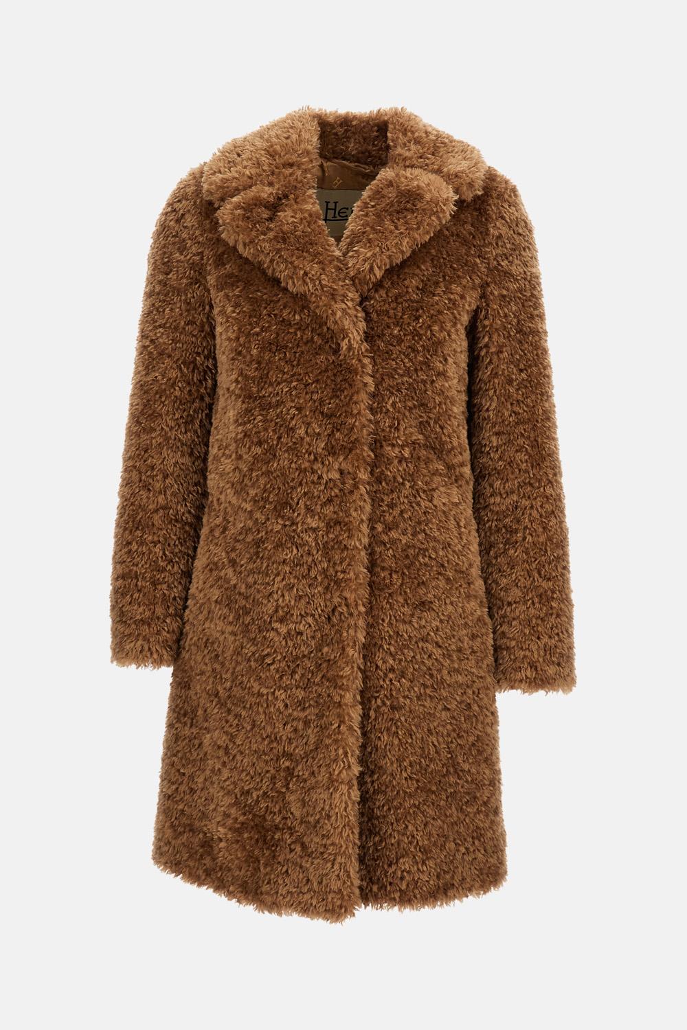 CAPPOTTO IN ECO PELLICCIA