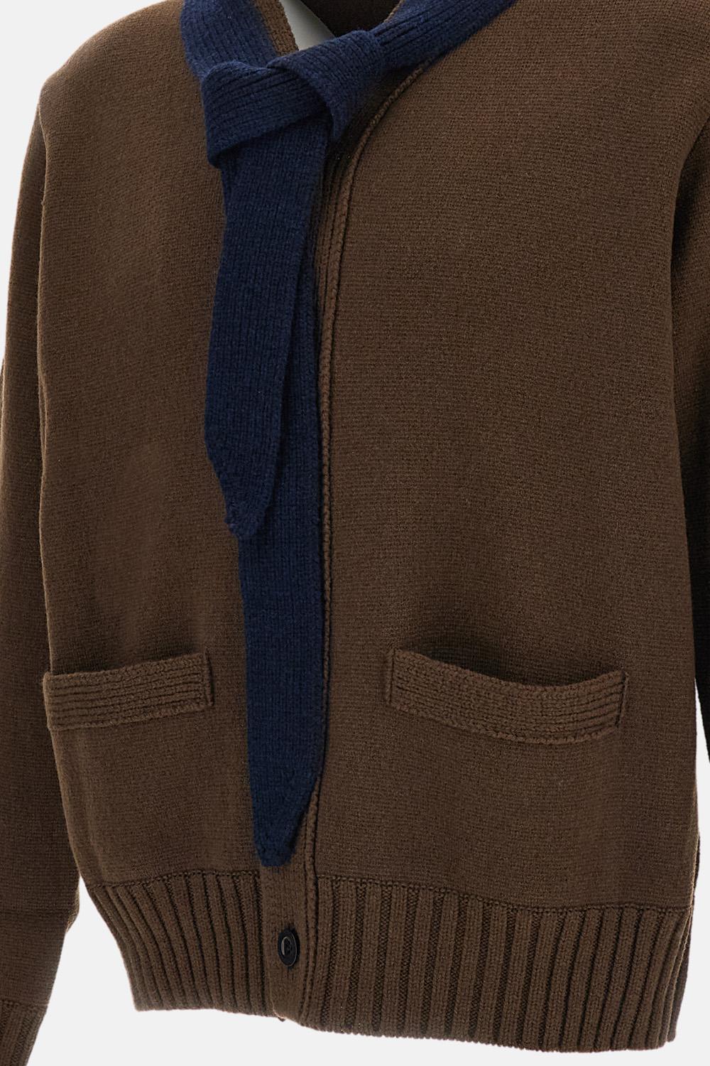 CARDIGAN IN MAGLIA DI LANA - Image 3