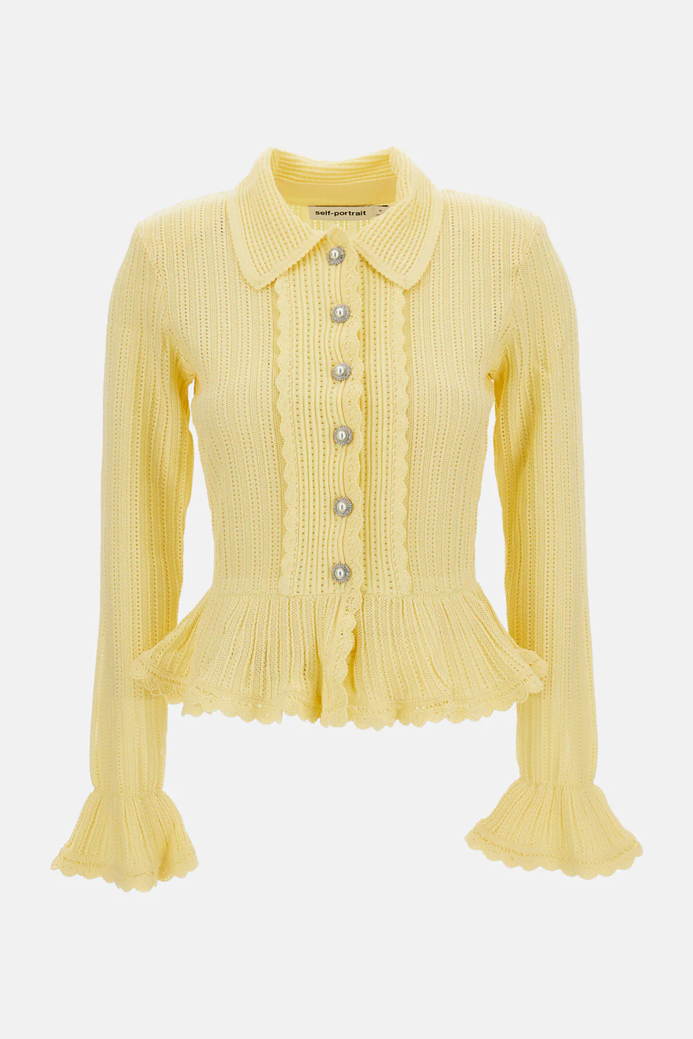 CARDIGAN IN MAGLIA POINTELLE