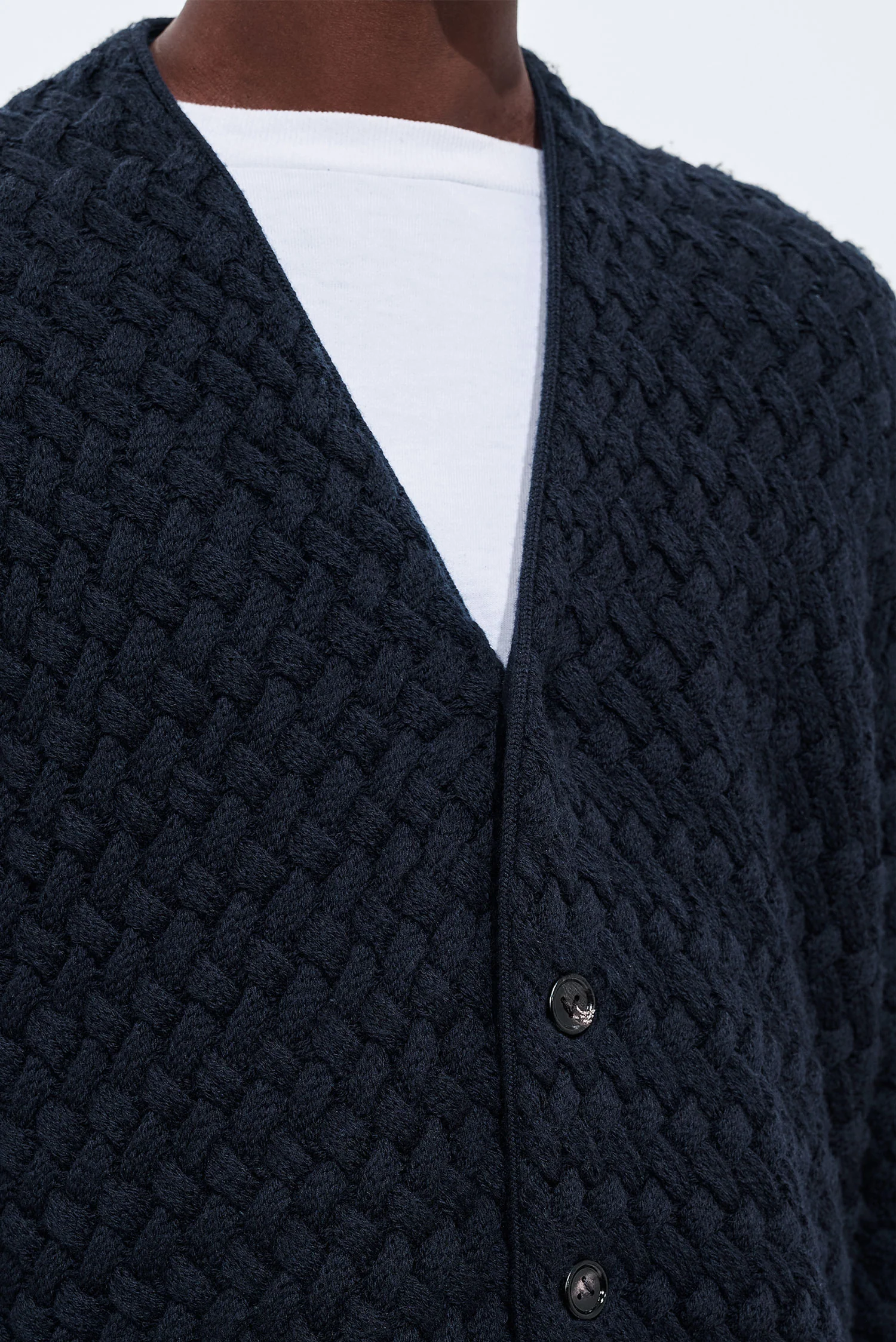 CARDIGAN INTRECCIATO IN LANA - Image 3