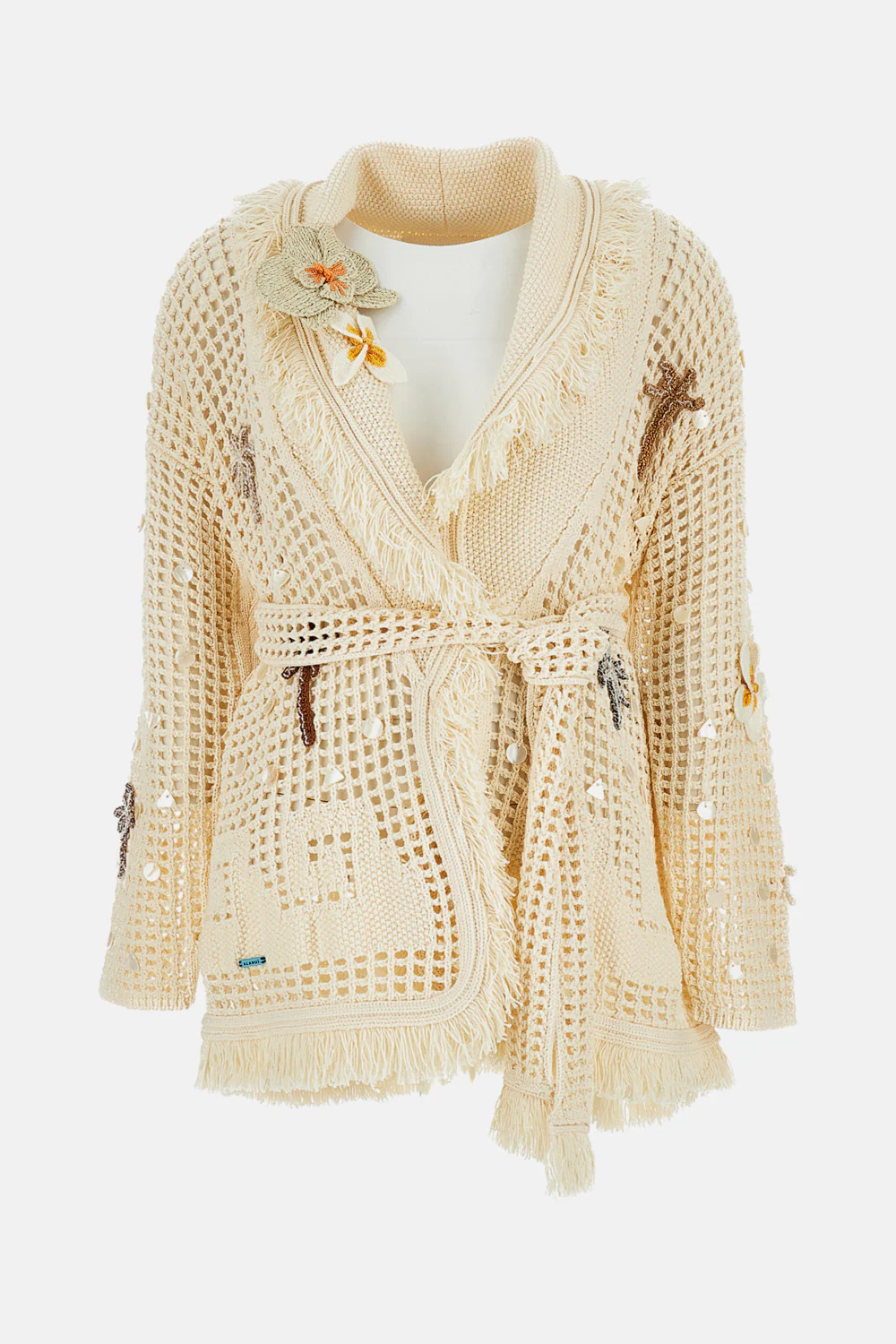 CARDIGAN LUNGO 'WHERE THE WAVES BEGINS'