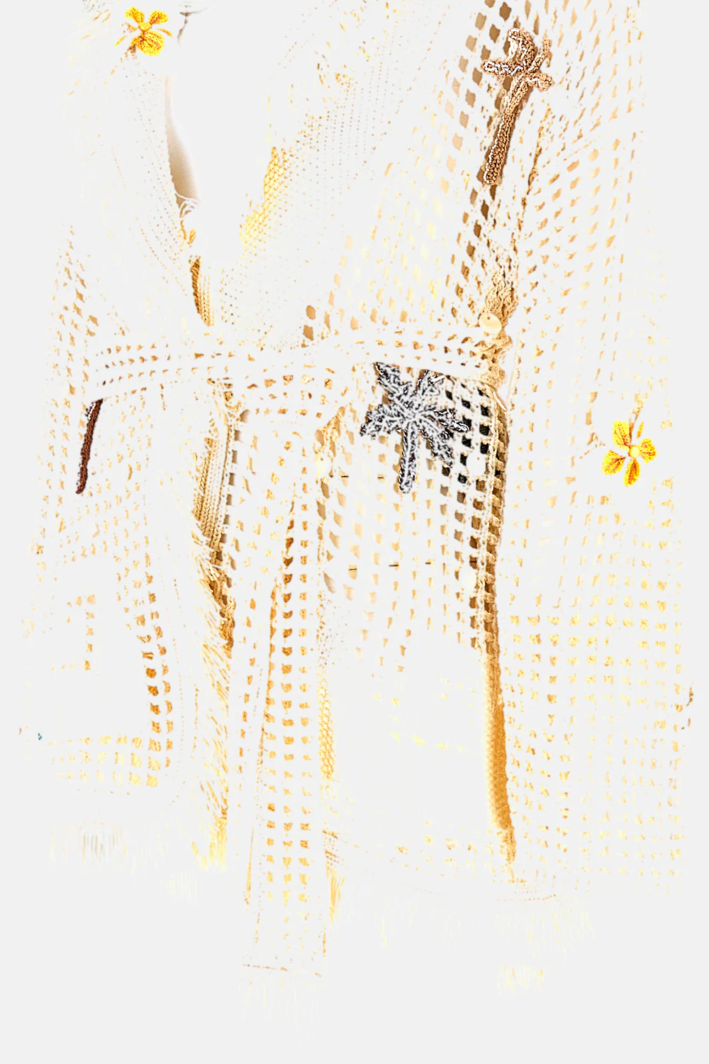 CARDIGAN LUNGO 'WHERE THE WAVES BEGINS' - Image 4
