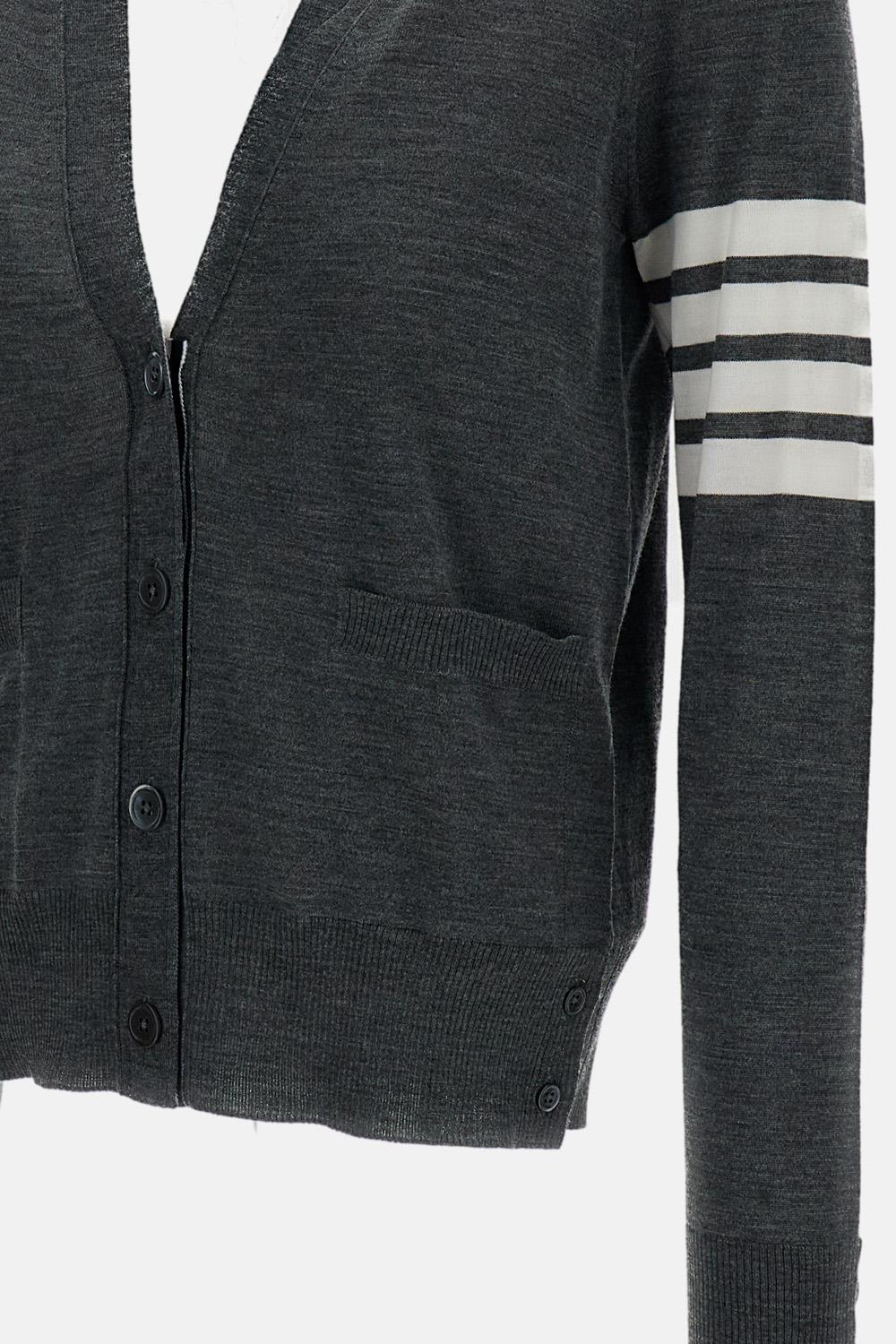 CARDIGAN SCOLLO A V 4-BAR - Image 3