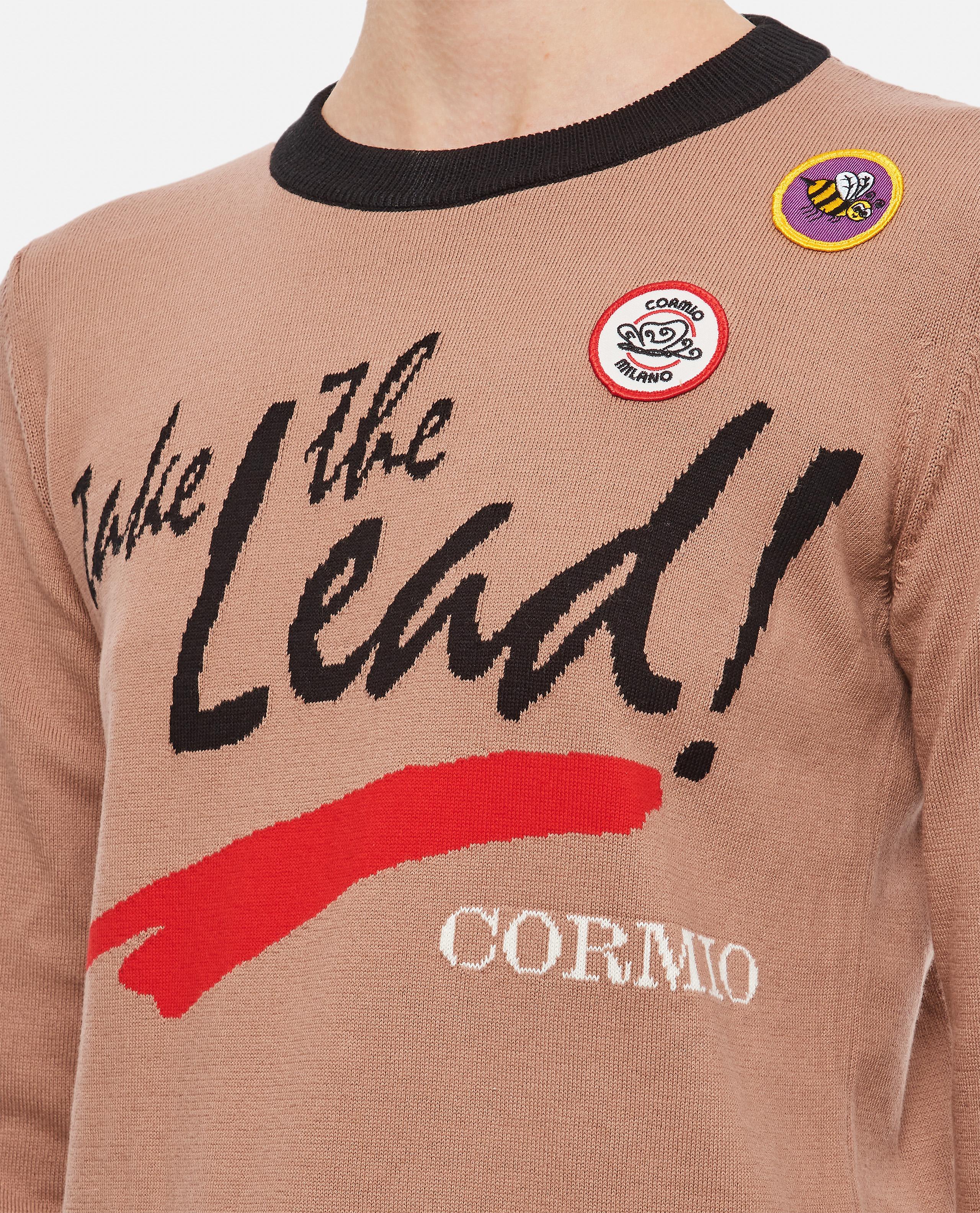 T-SHIRT A MANICHE LUNGHE CON MOTTO AD INTARSIO - Image 4
