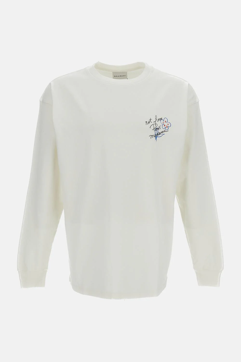 ESQUISSE SLOGAN T-SHIRT MANICHE LUNGHE