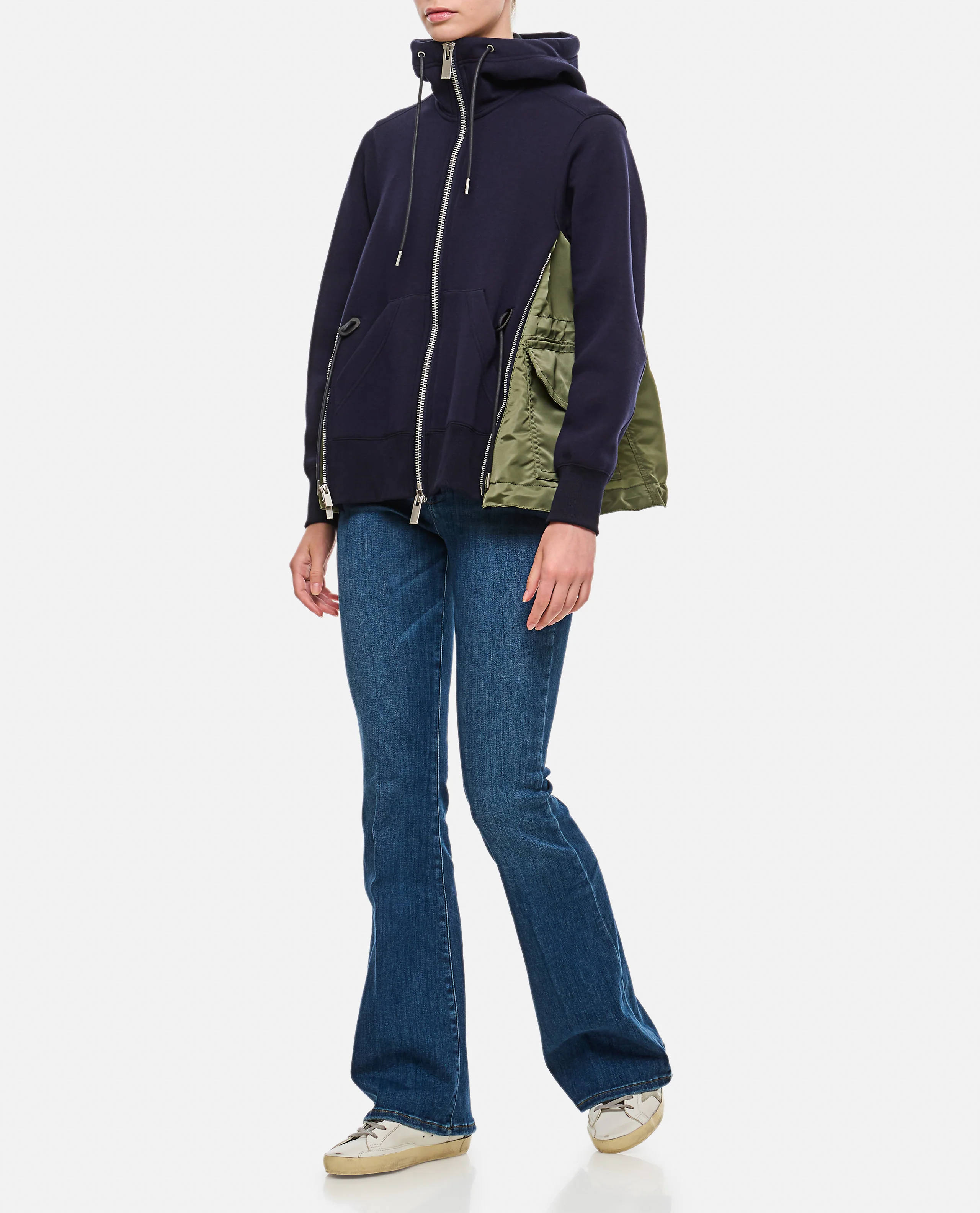 FELPA MIX NYLON CON ZIP - Image 2