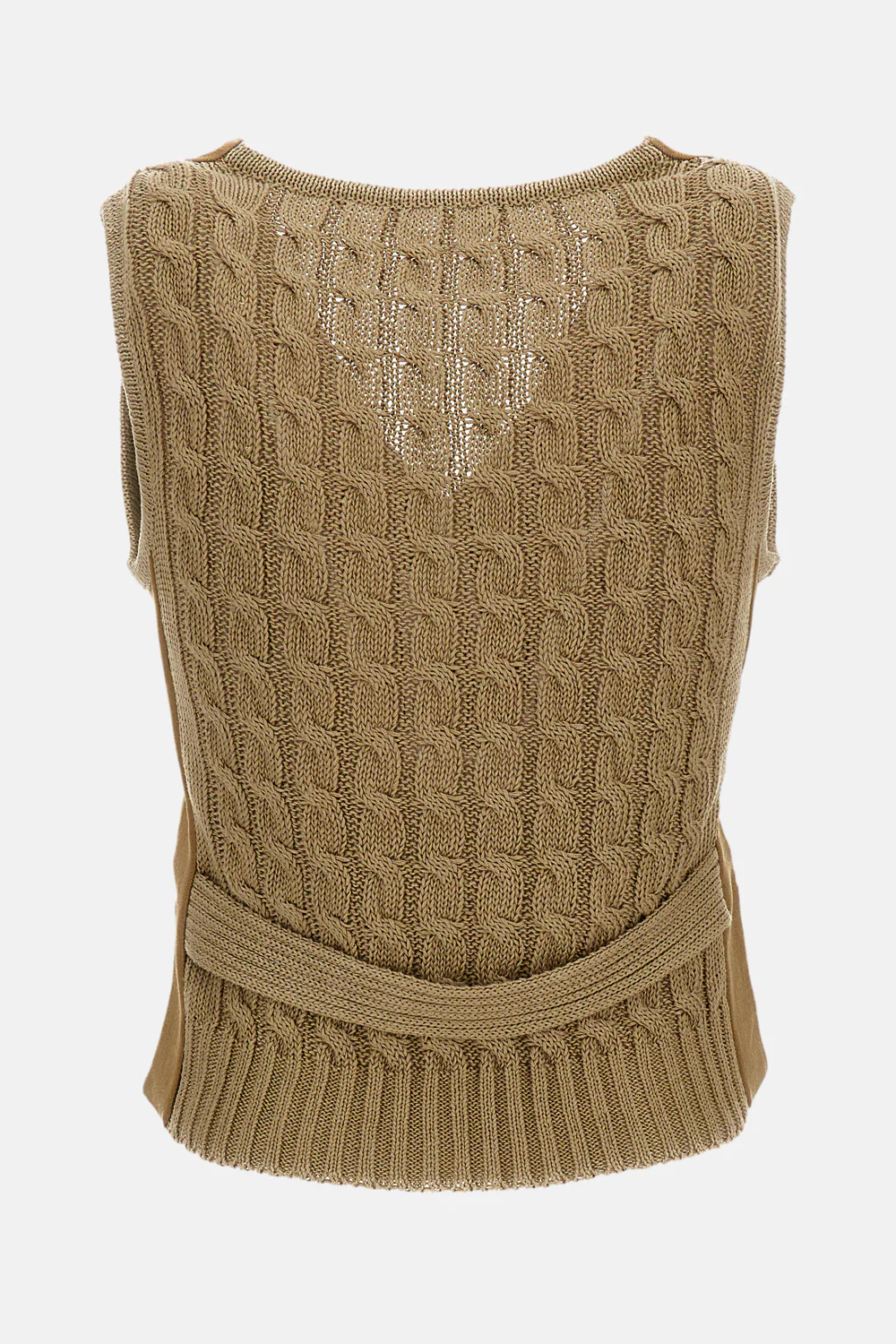 GILET CALIBRI IN LINO A TRECCE - Image 2