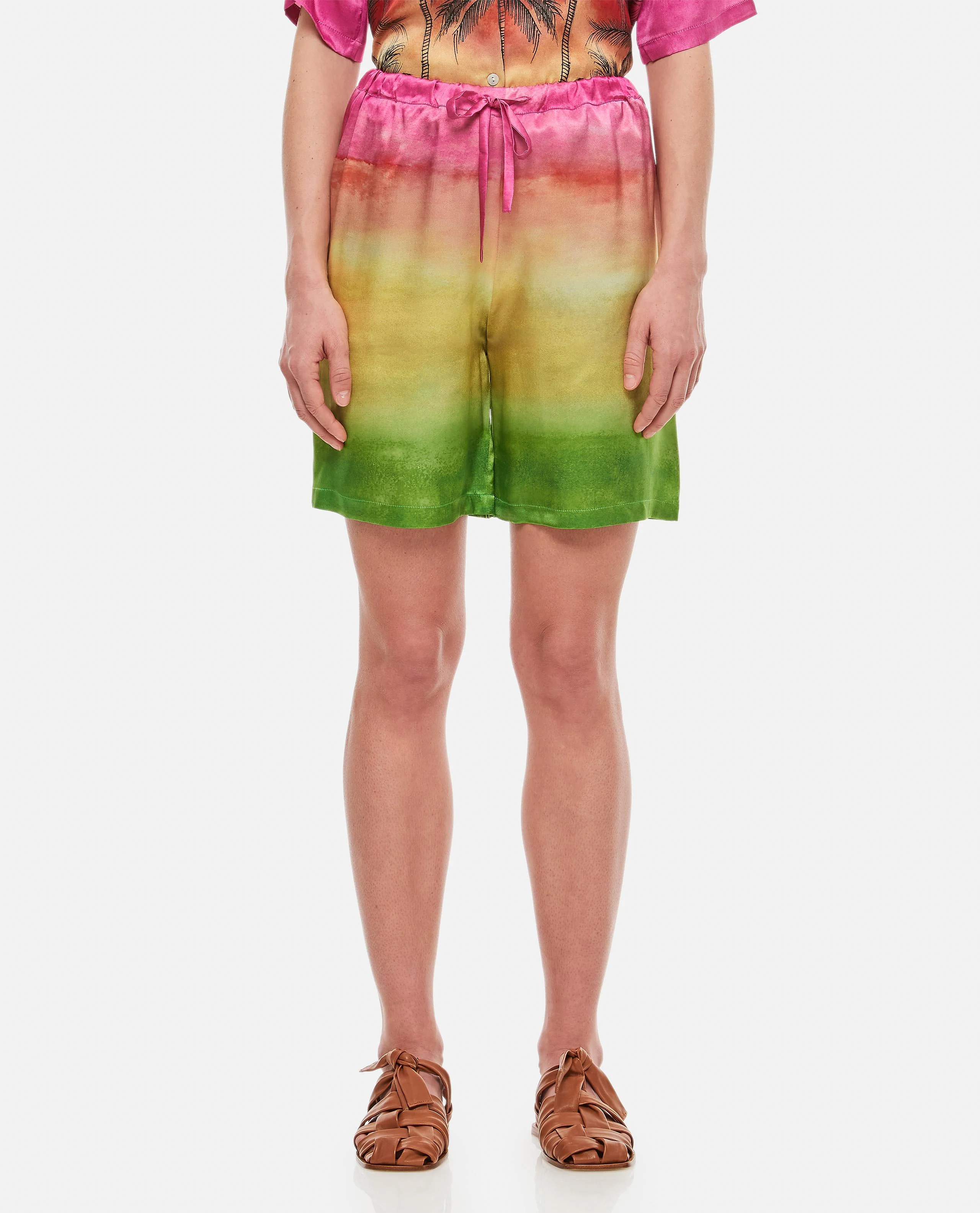 RAINBOW SILK SHORTS