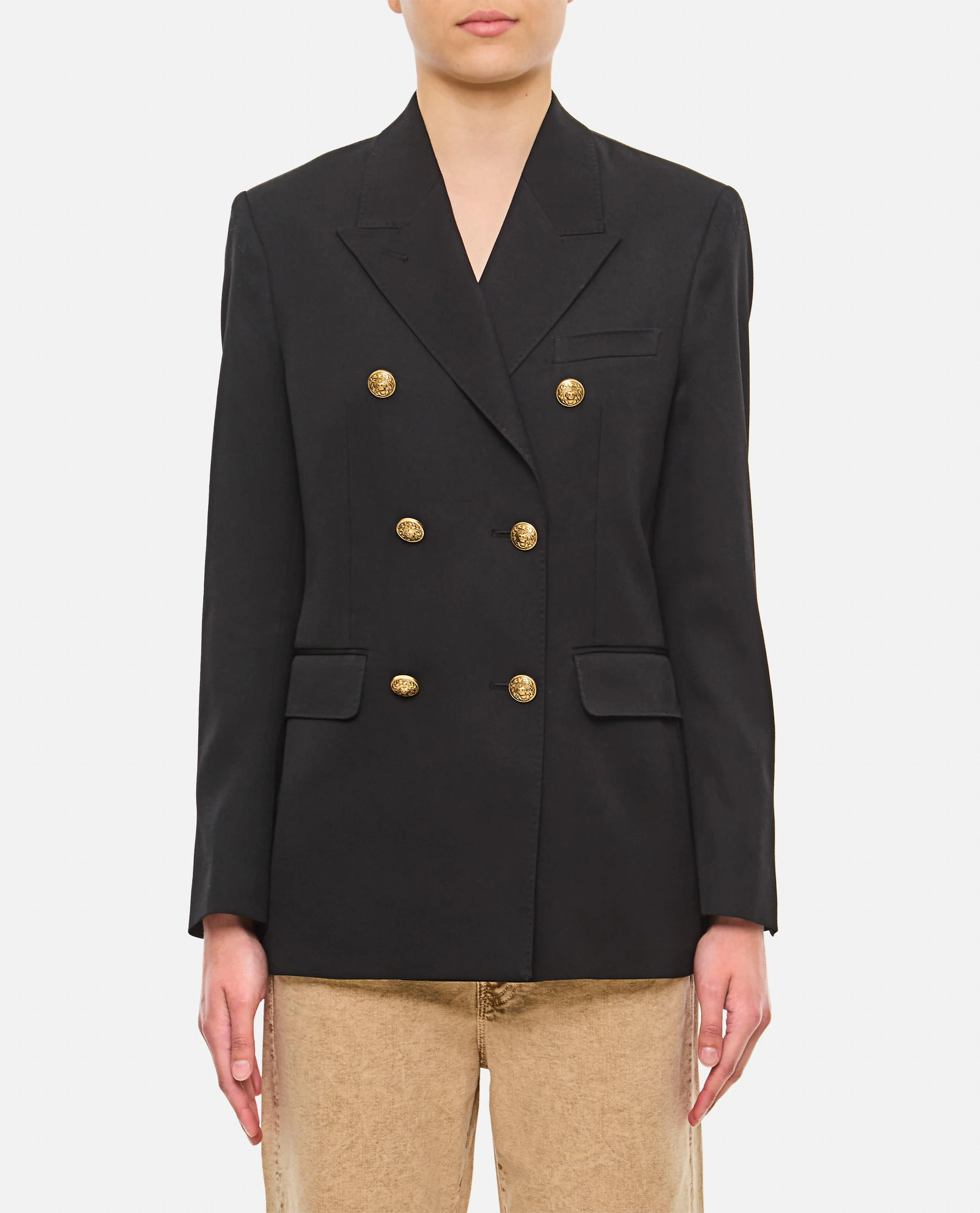 BLAZER DOPPIOPETTO CON BOTTONI ORO