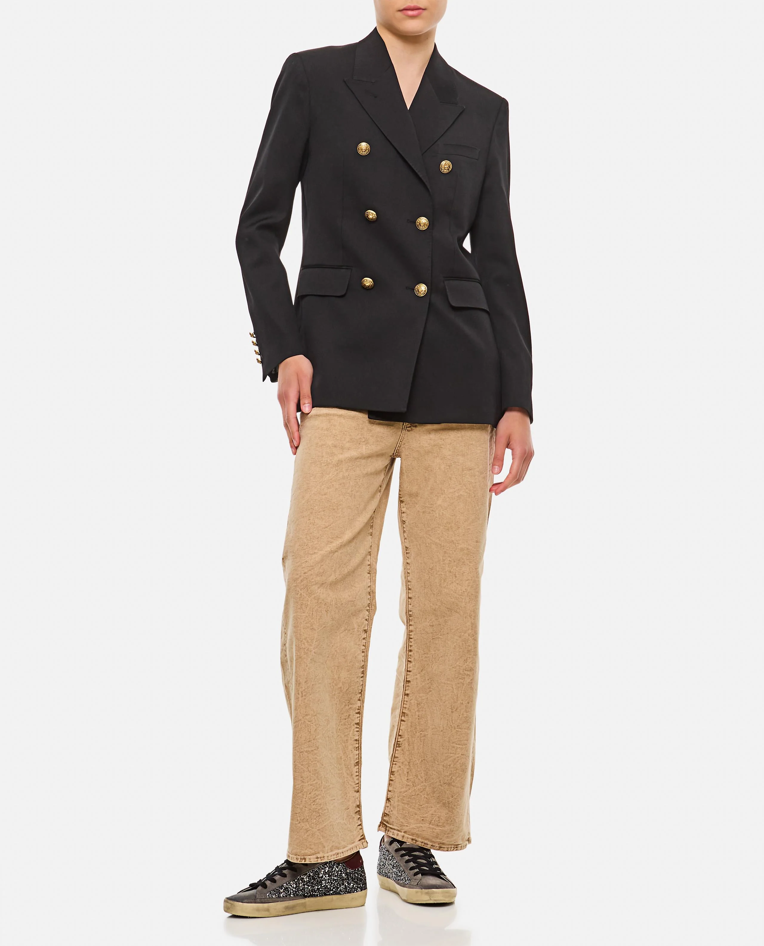 BLAZER DOPPIOPETTO CON BOTTONI ORO - Image 2