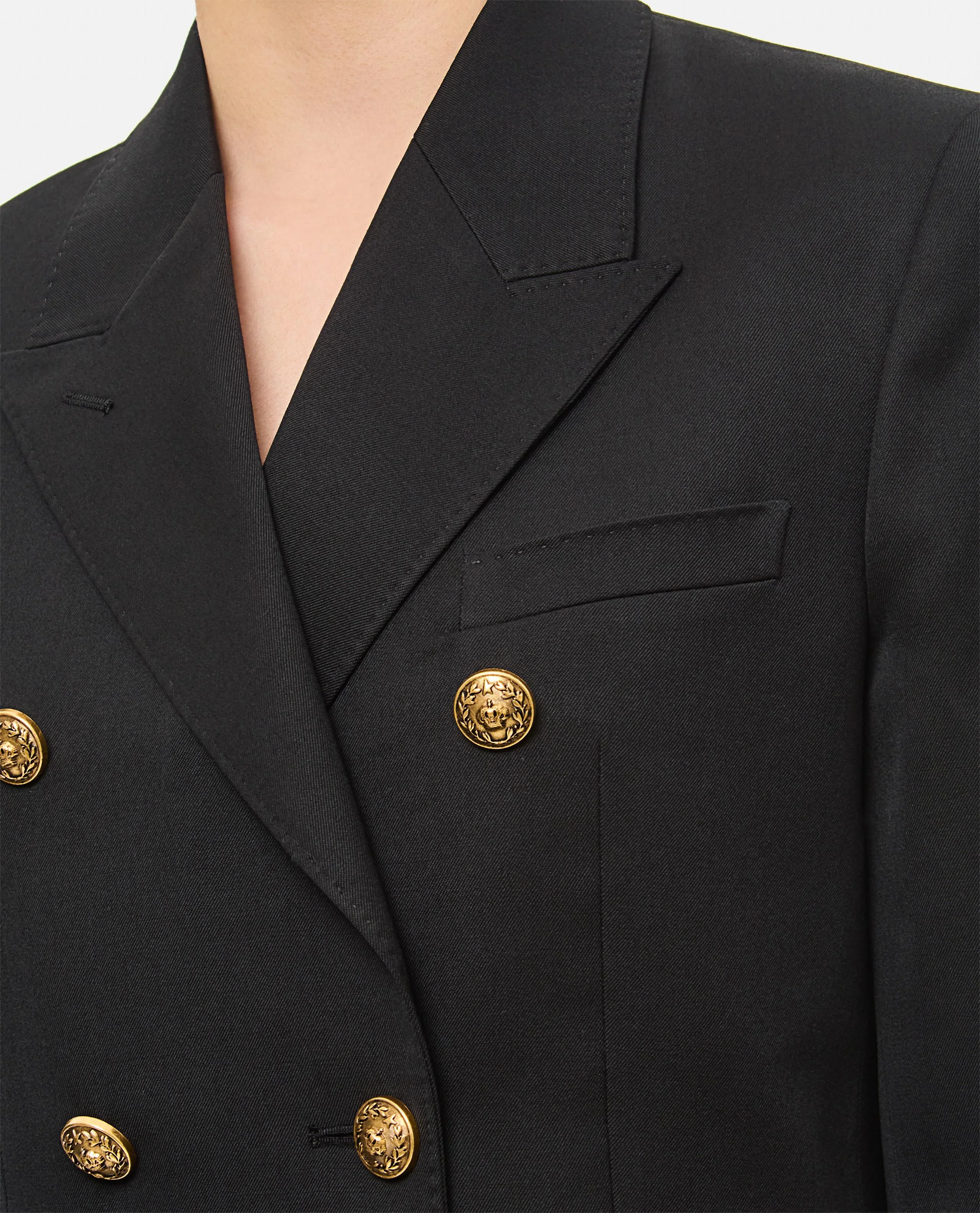 BLAZER DOPPIOPETTO CON BOTTONI ORO - Image 4