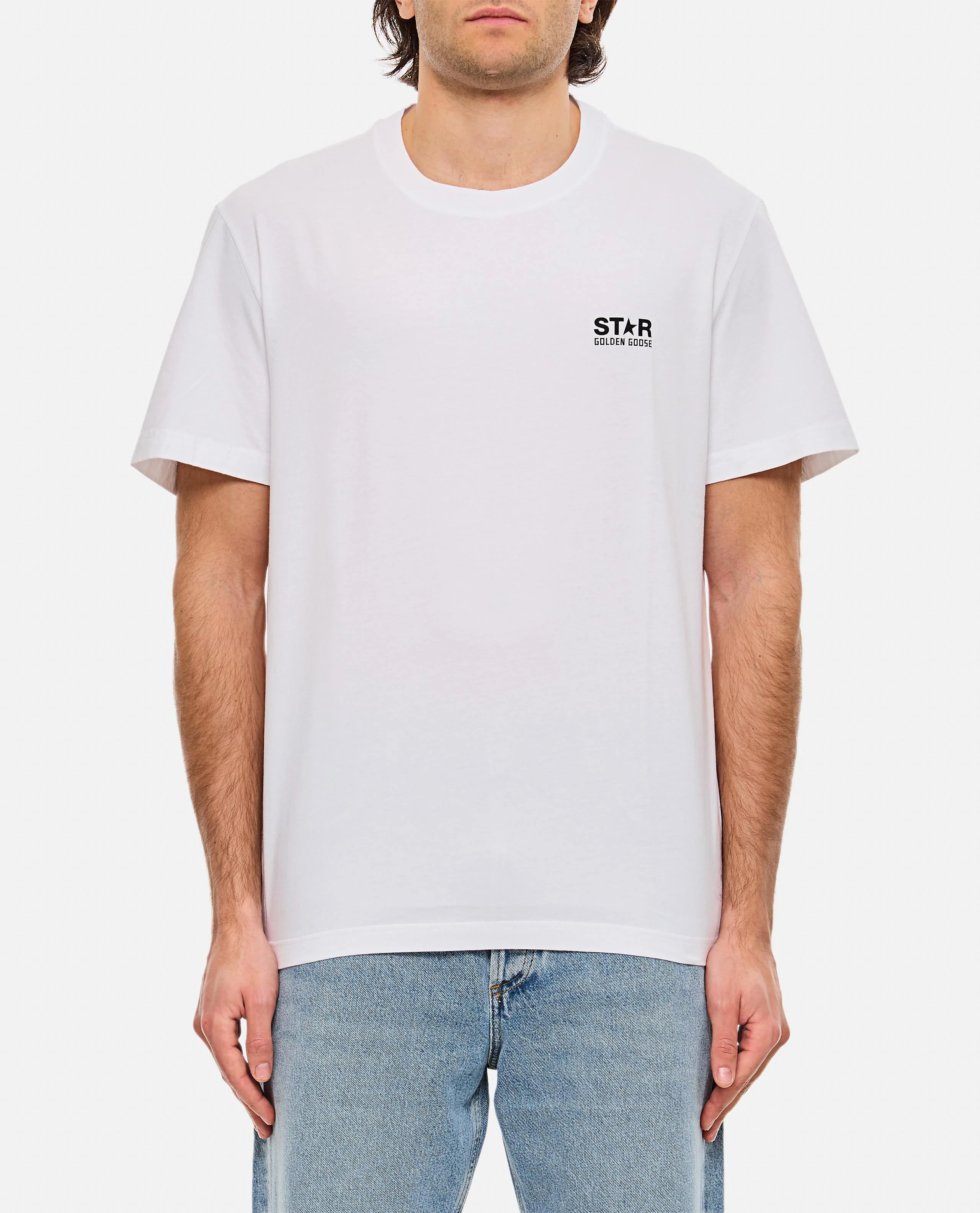 STAR M'S REGULAR T-SHIRT / LOGO/ BIG STAR BACK/ BLACKBOARD