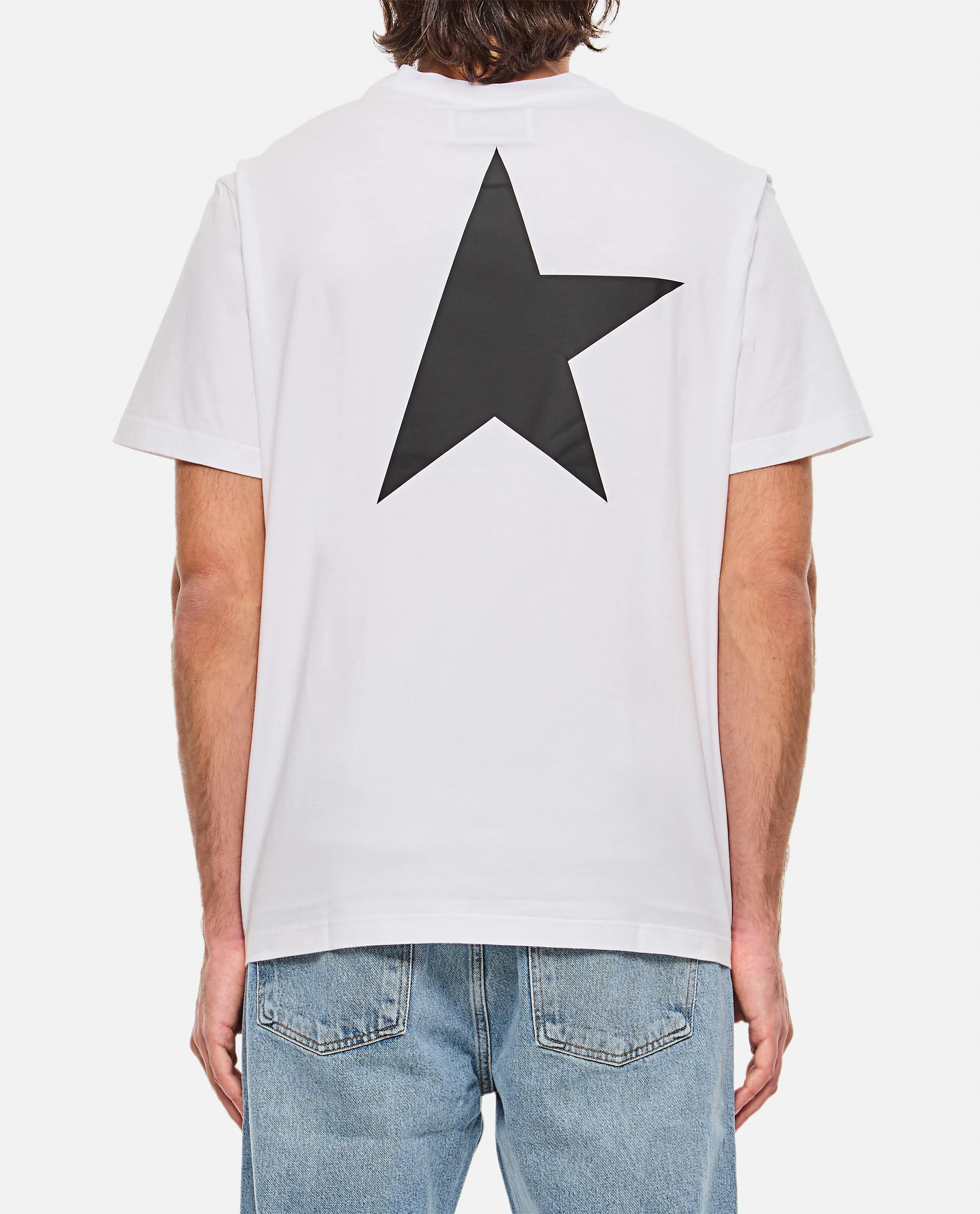 STAR M'S REGULAR T-SHIRT / LOGO/ BIG STAR BACK/ BLACKBOARD - Image 3