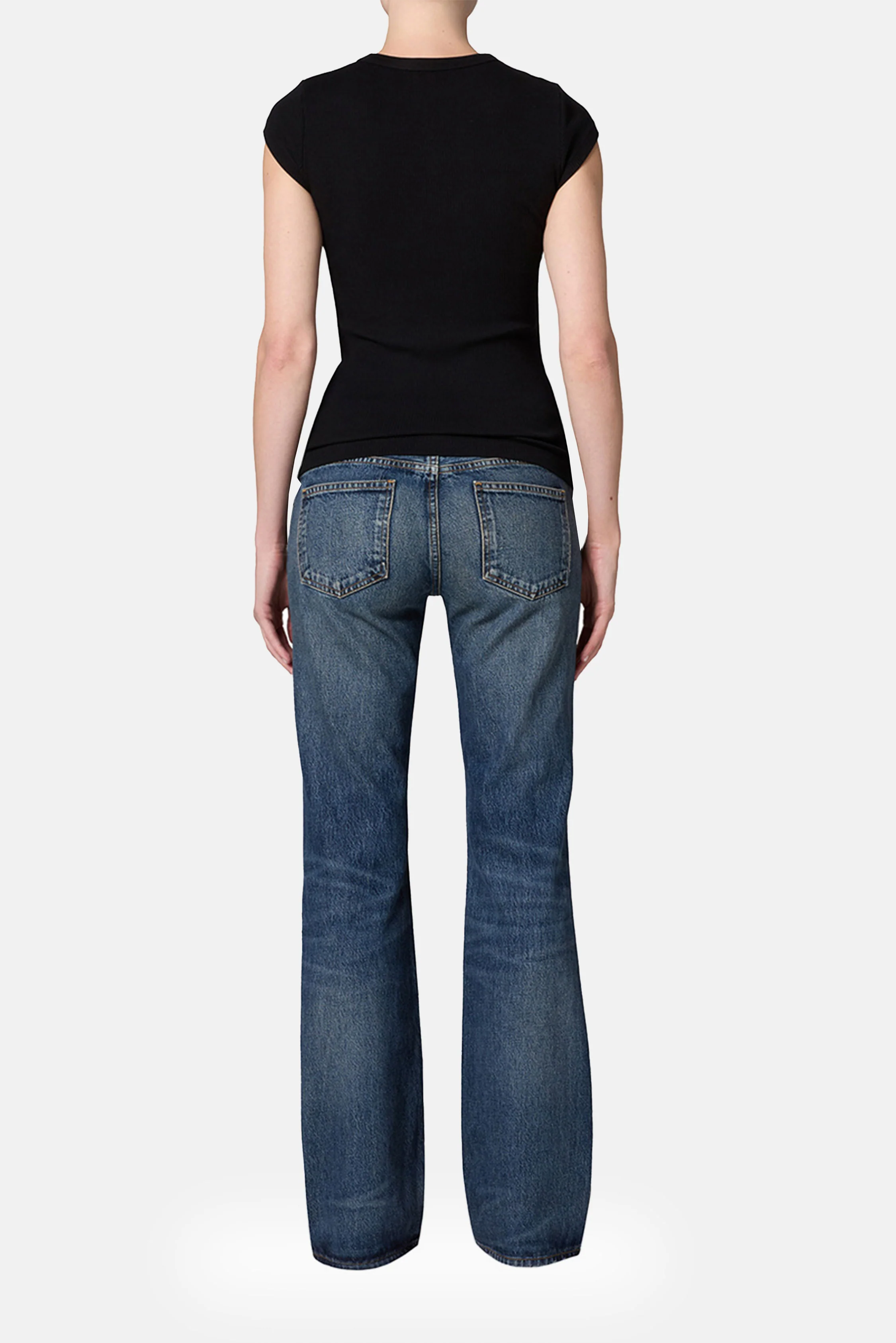 JEANS LOW RISE BOOT IN COMBINATION - Image 3