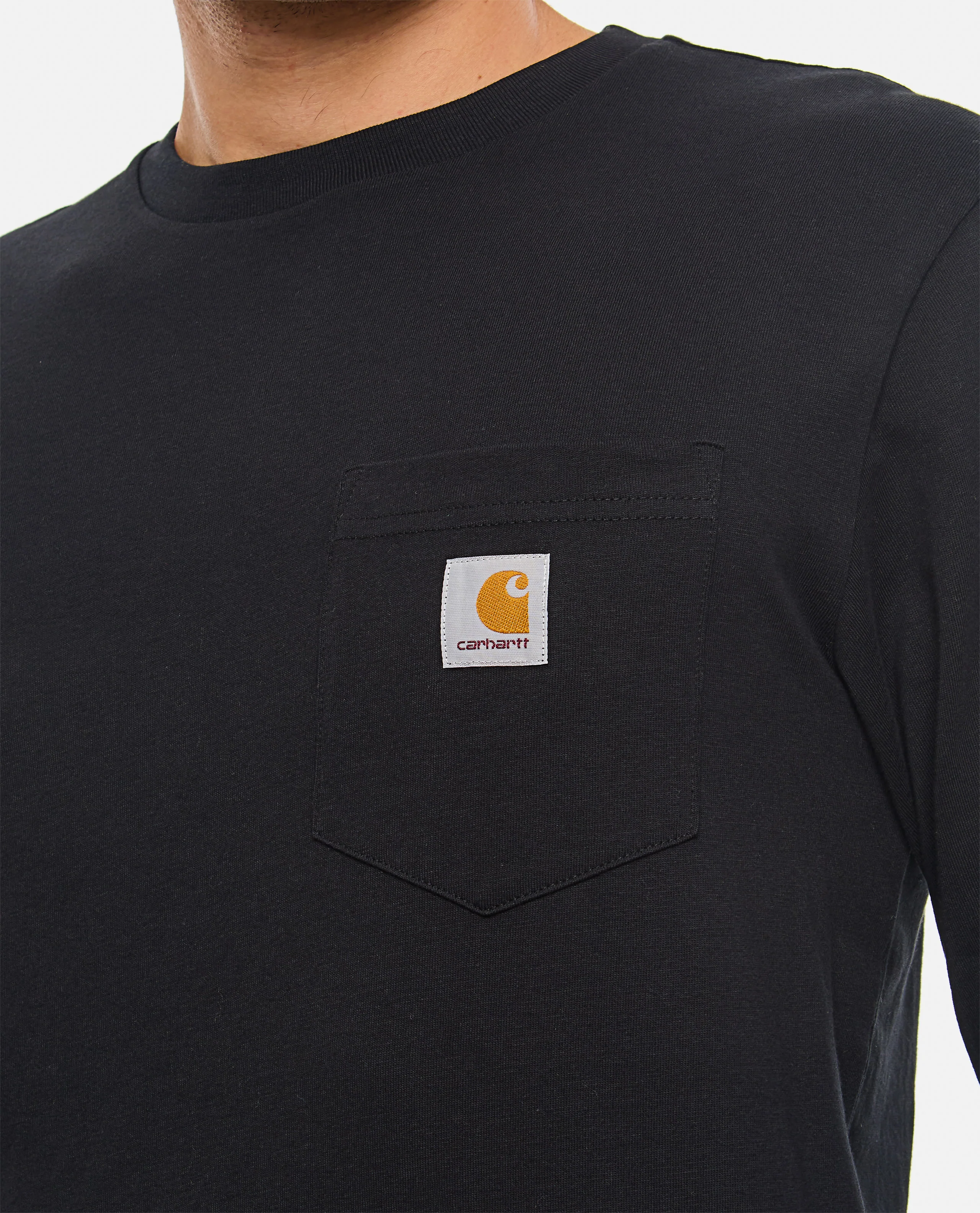 L/S POCKET T-SHIRT COTTON SINGLE JERSEY - Image 4