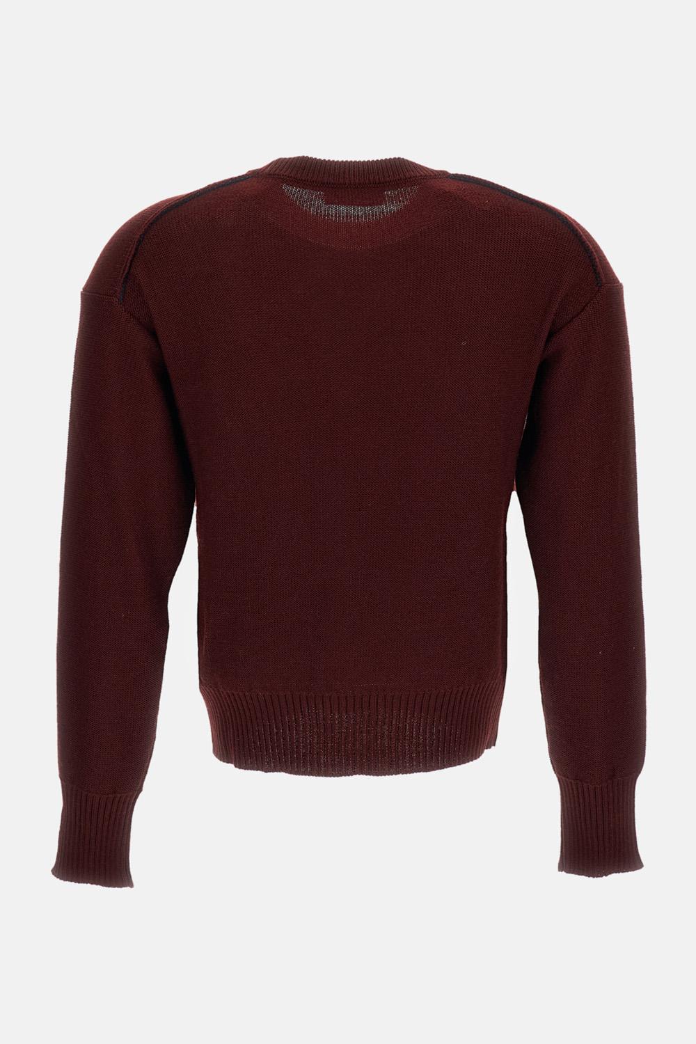 MAGLIA FLOREALE IN LANA MERINO SOTTILE - Image 2