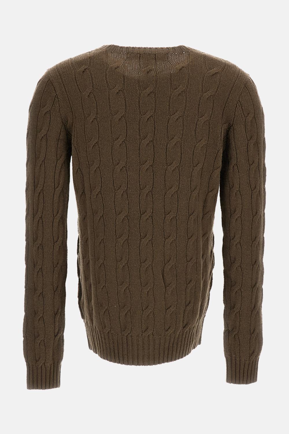 MAGLIA GIROCOLLO A TRECCE - Image 2