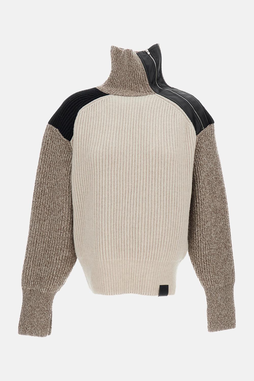 MAGLIA IN LANA ALTERMAT COLOUR BLOCK
