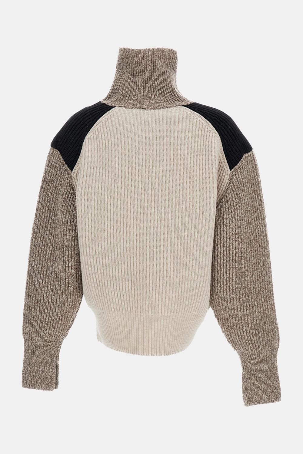 MAGLIA IN LANA ALTERMAT COLOUR BLOCK - Image 2
