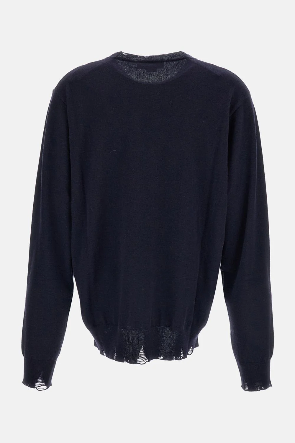 MAGLIONE MASCHILE IN LANA EFFETTO VISSUTO - Image 2