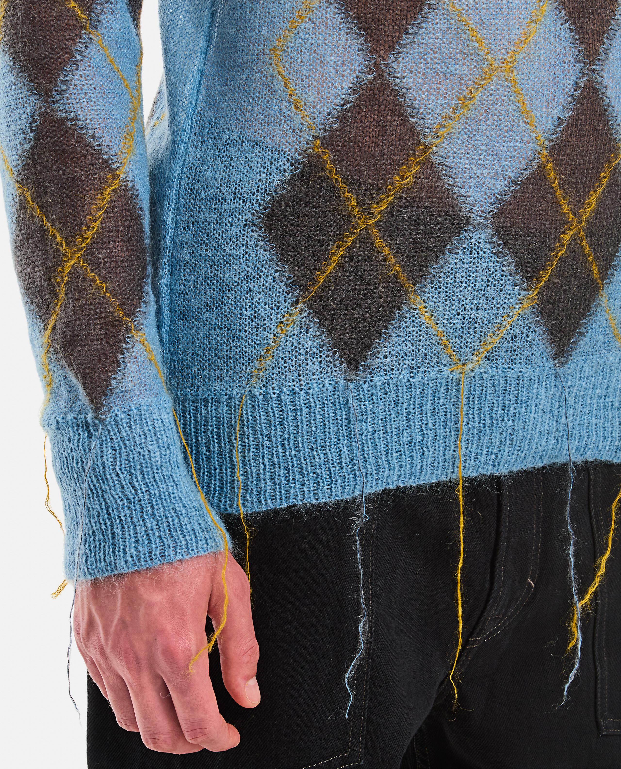 MAGLIA A ROMBI SCOLLO V - Image 4